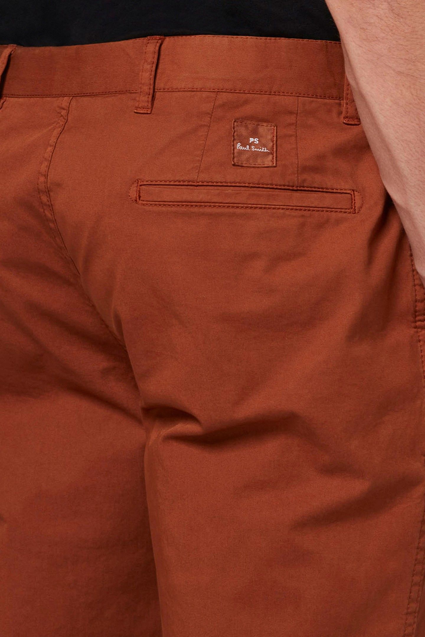 MENS MID FIT STITCHED CHINO MUD 3