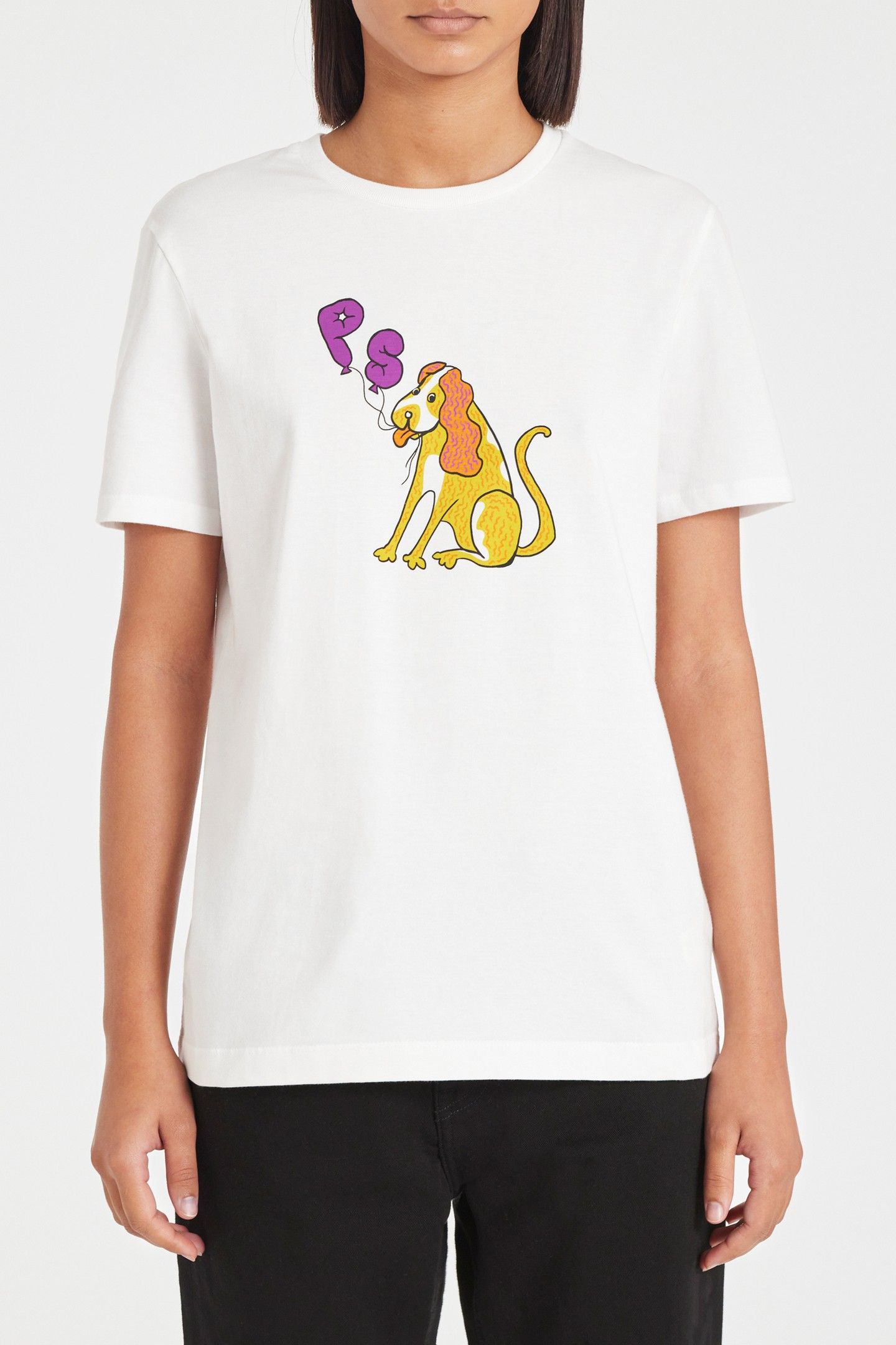 WOMENS SPANIEL T-SHIRT WHITE 1