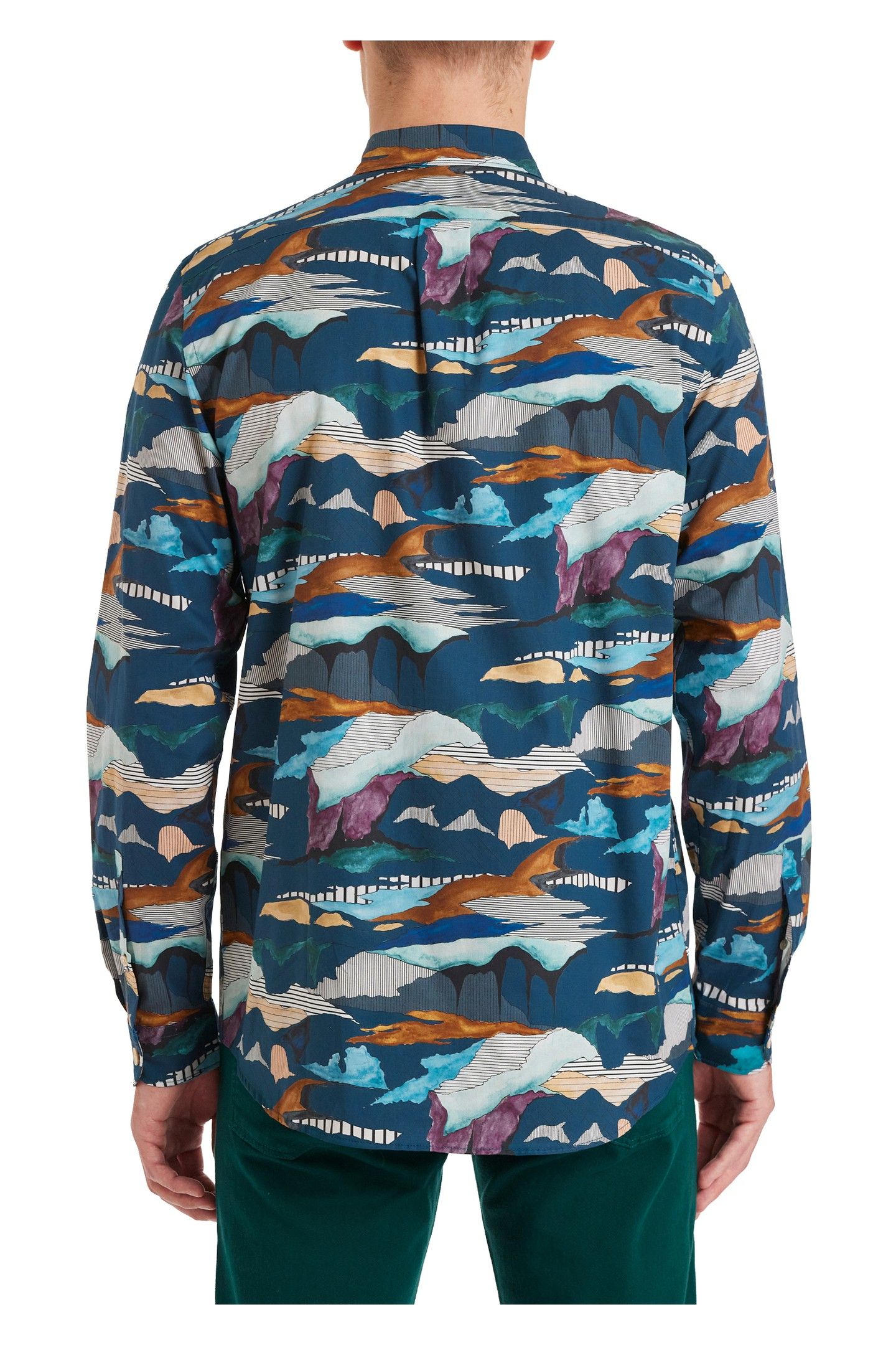 MENS LS REGULAR FIT SHIRT INKY BLUE 2