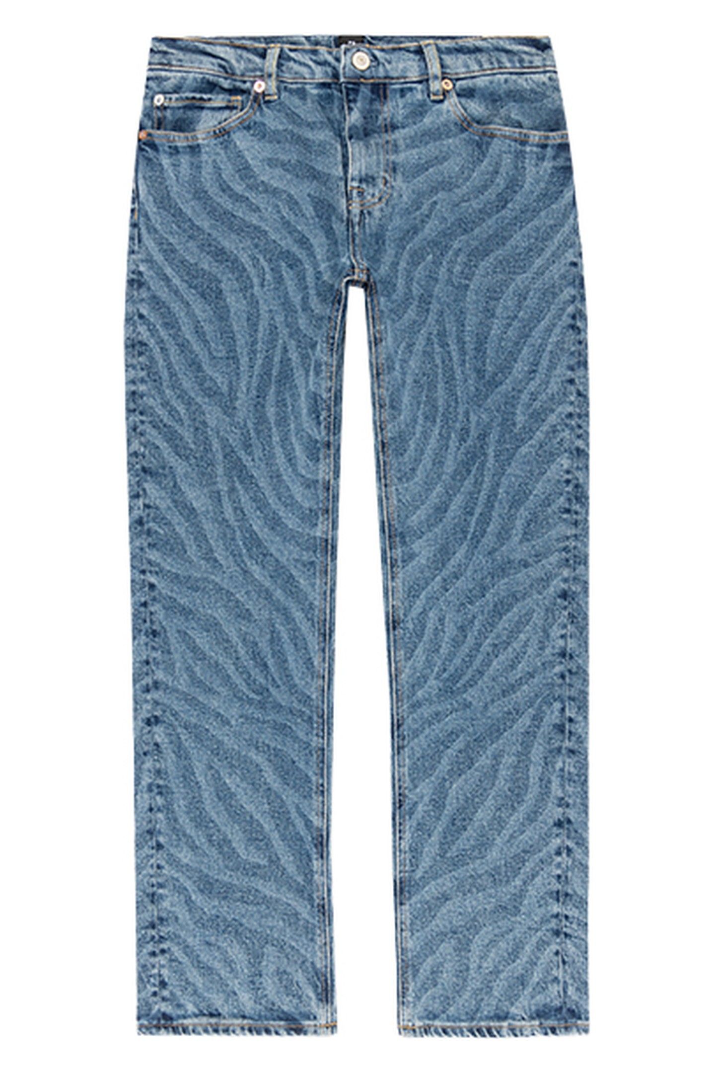 WOMENS STRAIGHT FIT JEAN PRINTED 4