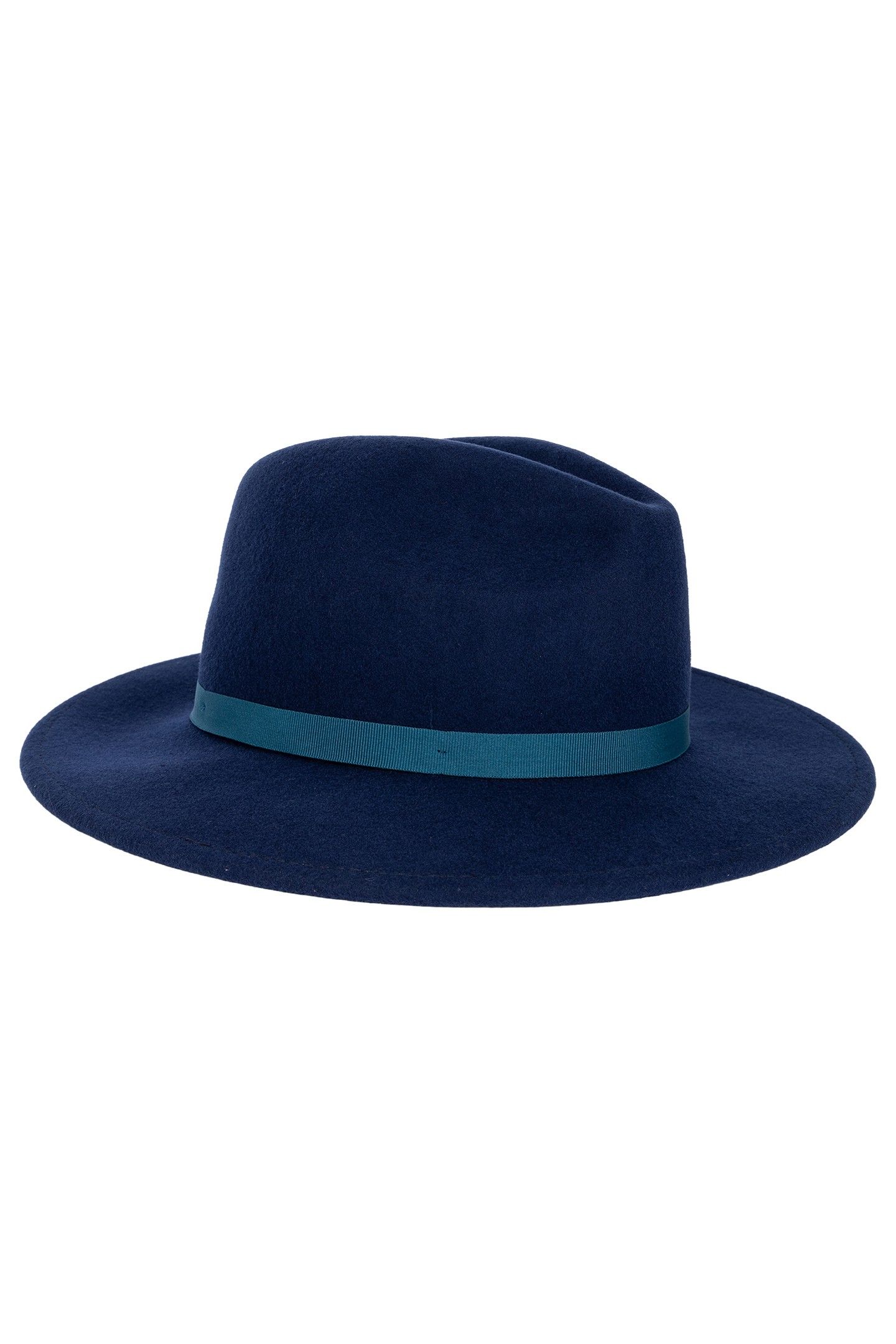 WOMEN HAT FEDORA SWIRL NAVY 3
