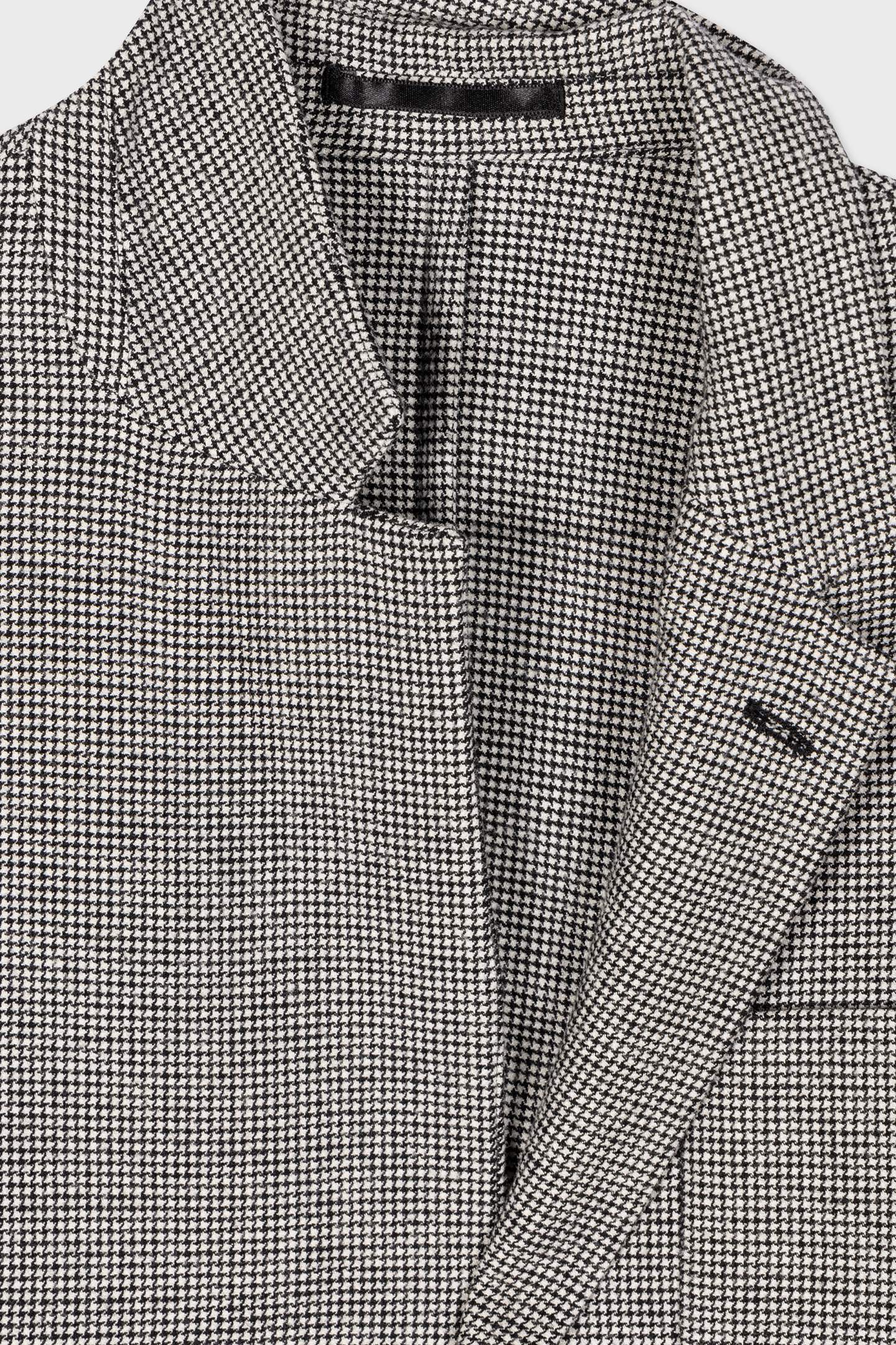 MENS 2 BTN PATCH POCKET JACKET BLACK MELANGE 7