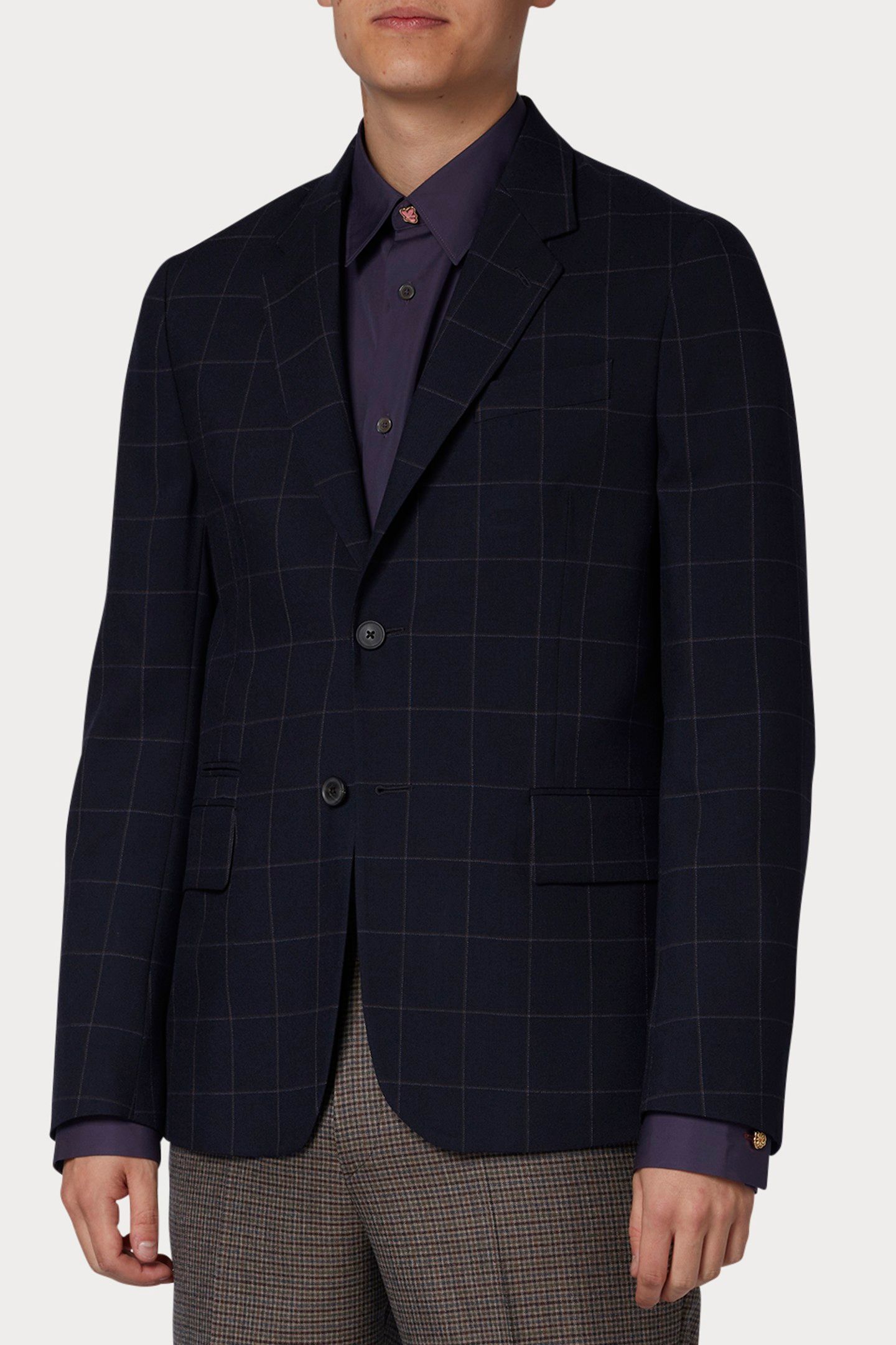 MENS 2 BUTTON JACKET NAVY 1