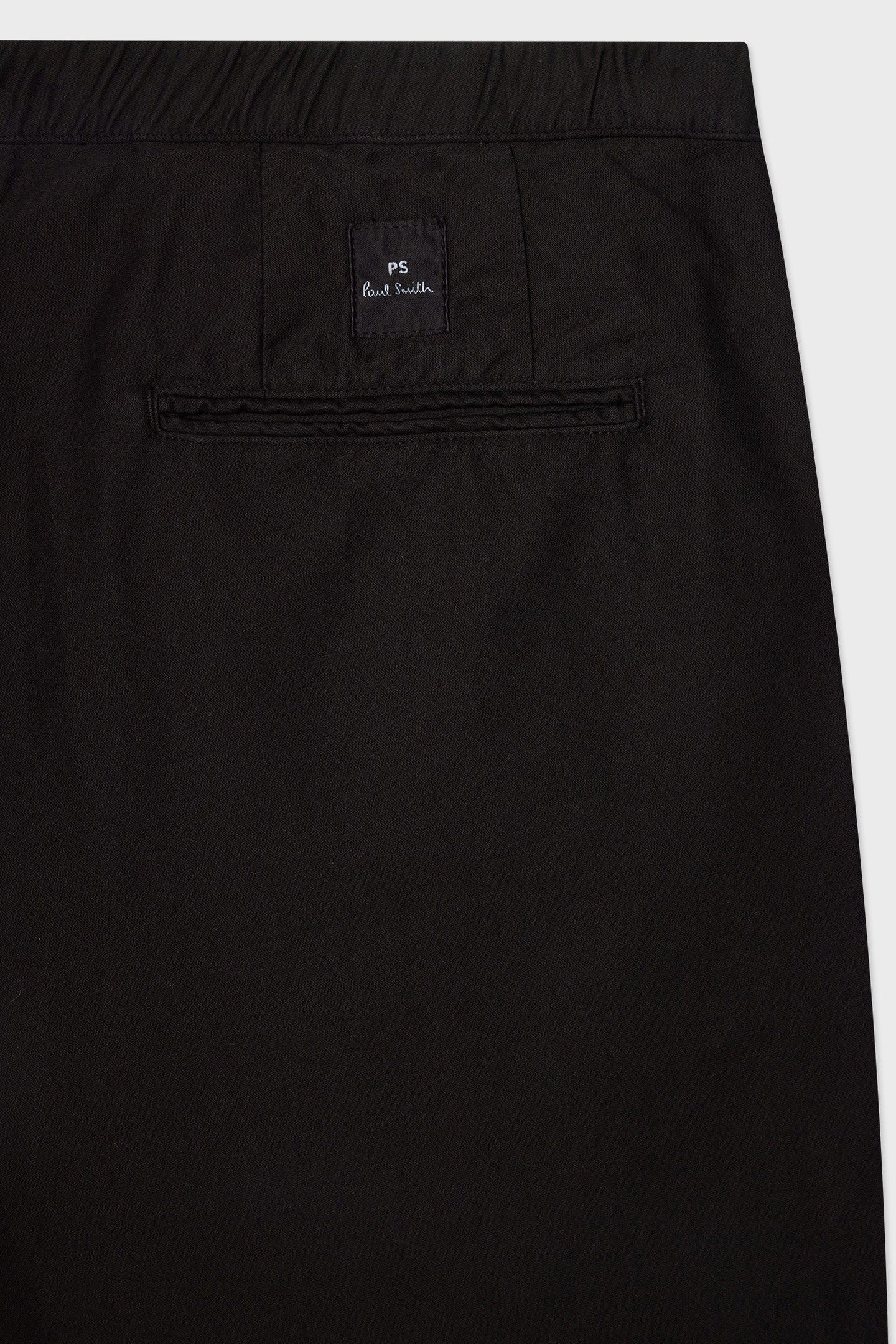MENS PLEATED TROUSER BLACK 6
