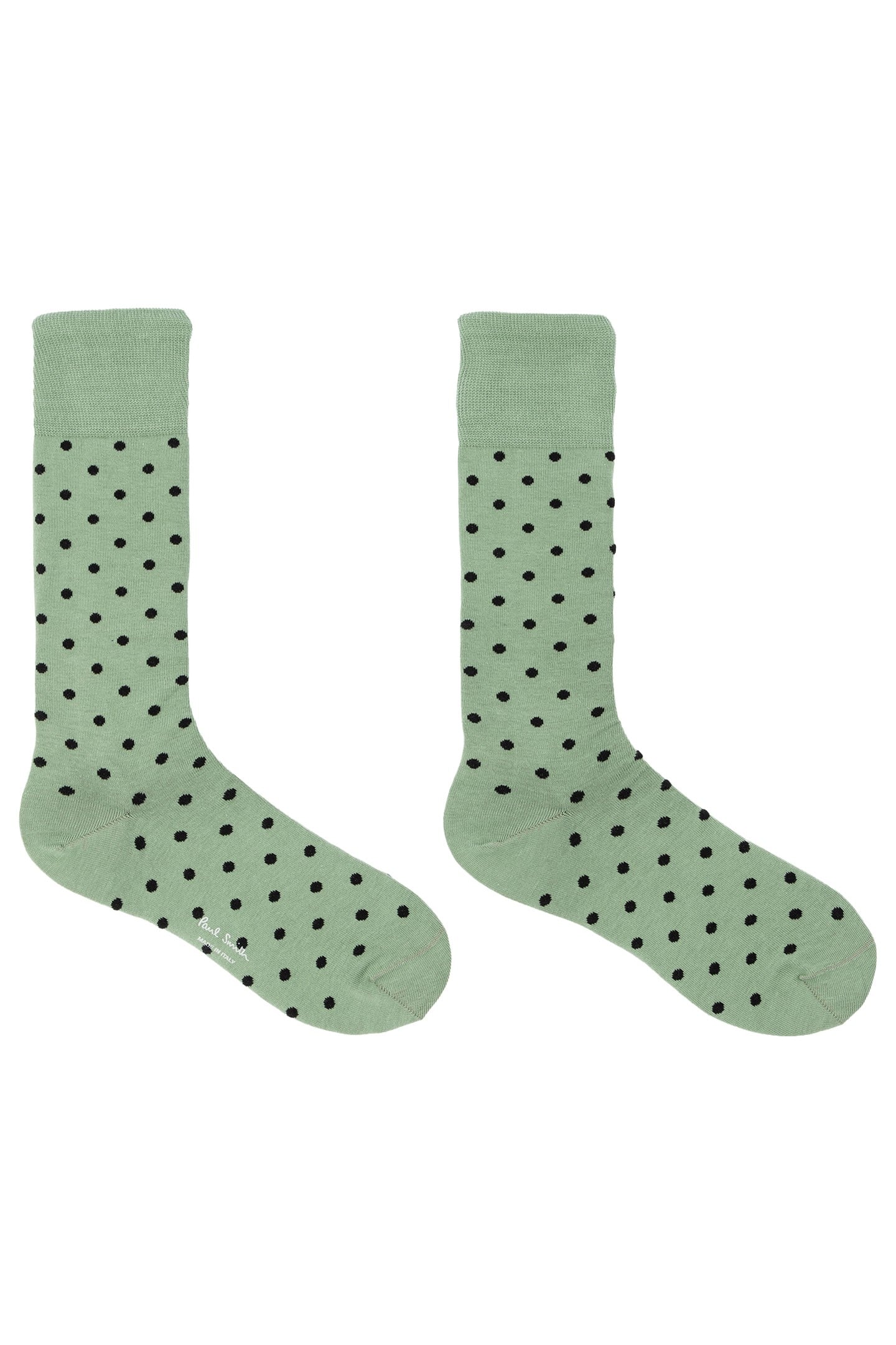 MEN SOCK FERNANDO POLKA EMERALD GREEN 2