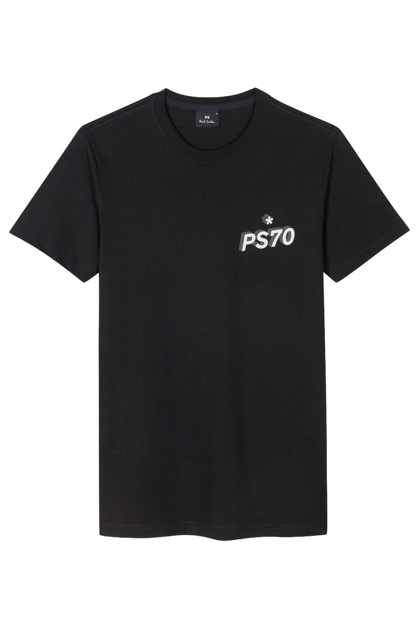 MENS SLIM FIT T SHIRT PS70 BLACK 1