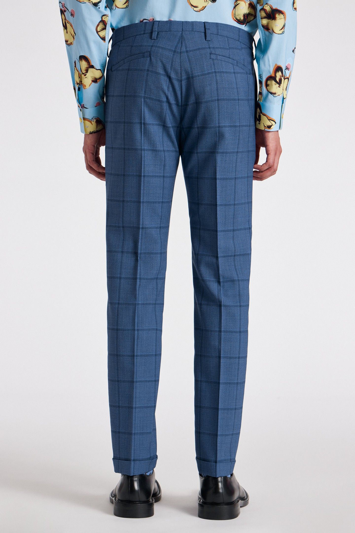MENS TROUSER PETROL BLUE 5
