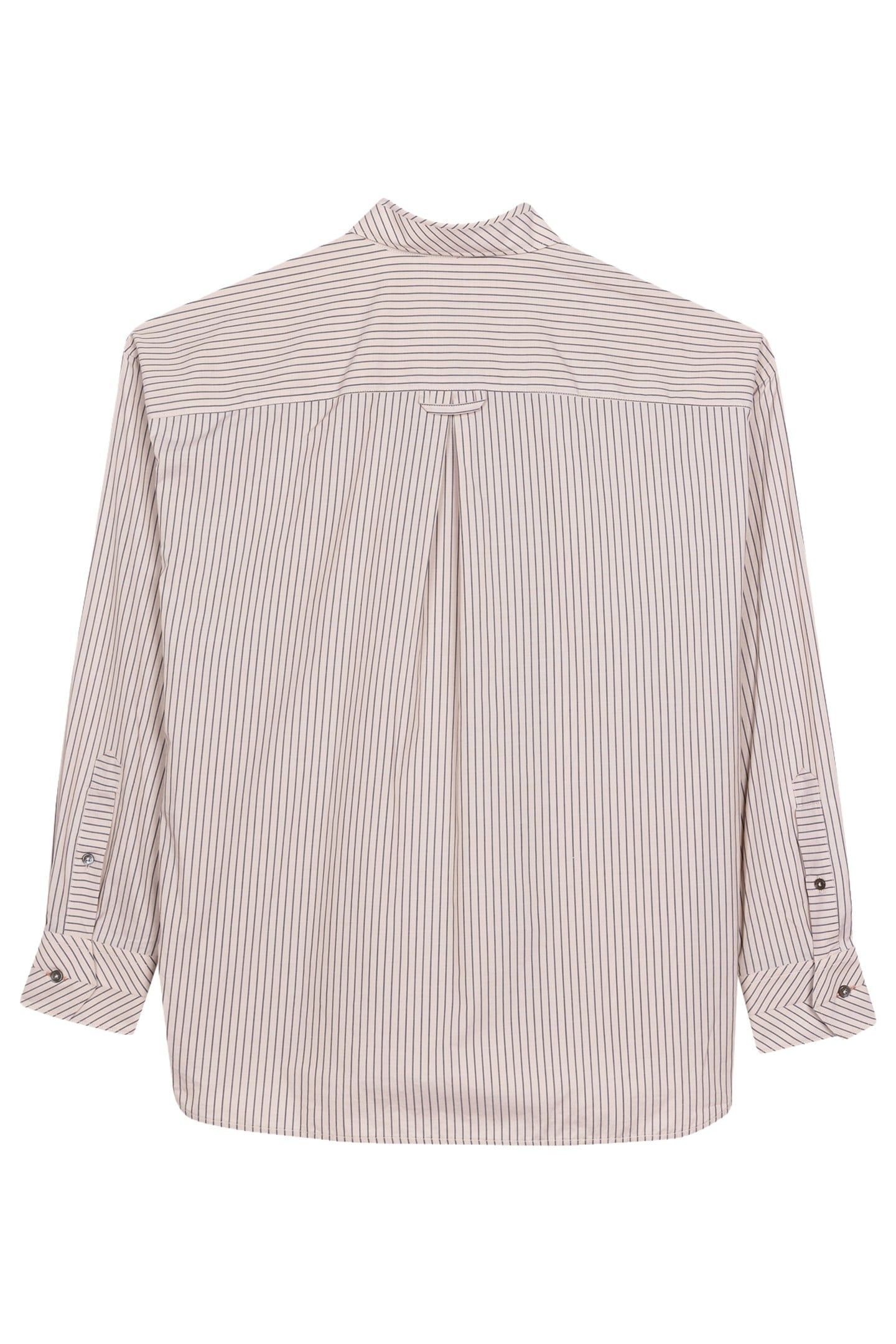 MENS S/C OVERSIZED SHIRT LIGHT BEIGE 7