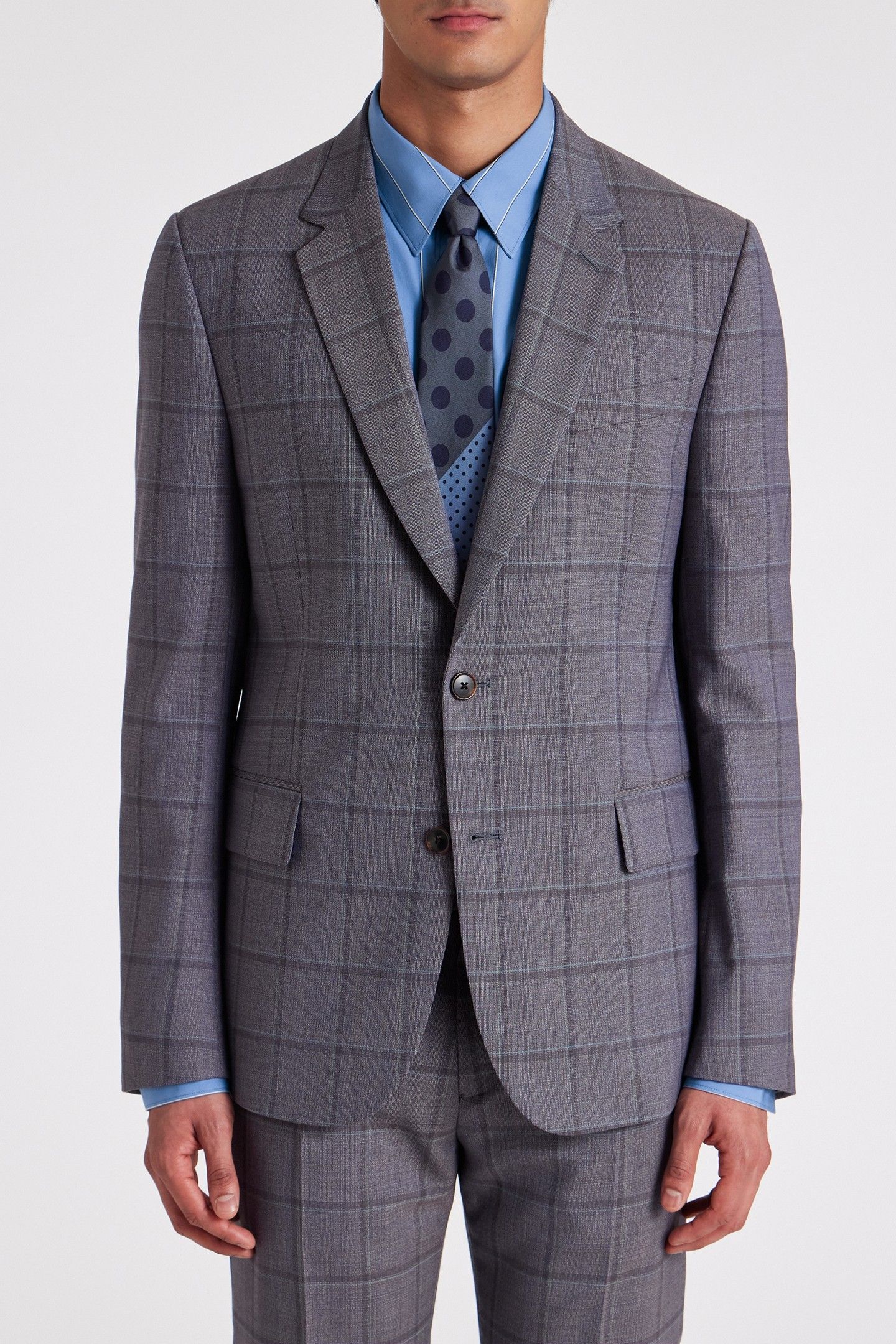 GENTS TAILORED FIT 2BTN JACKET MAUVE 1