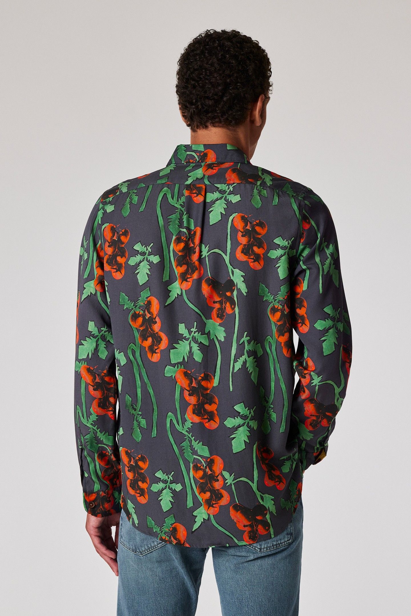 MENS LS REG FIT SHIRT INDIGO 2