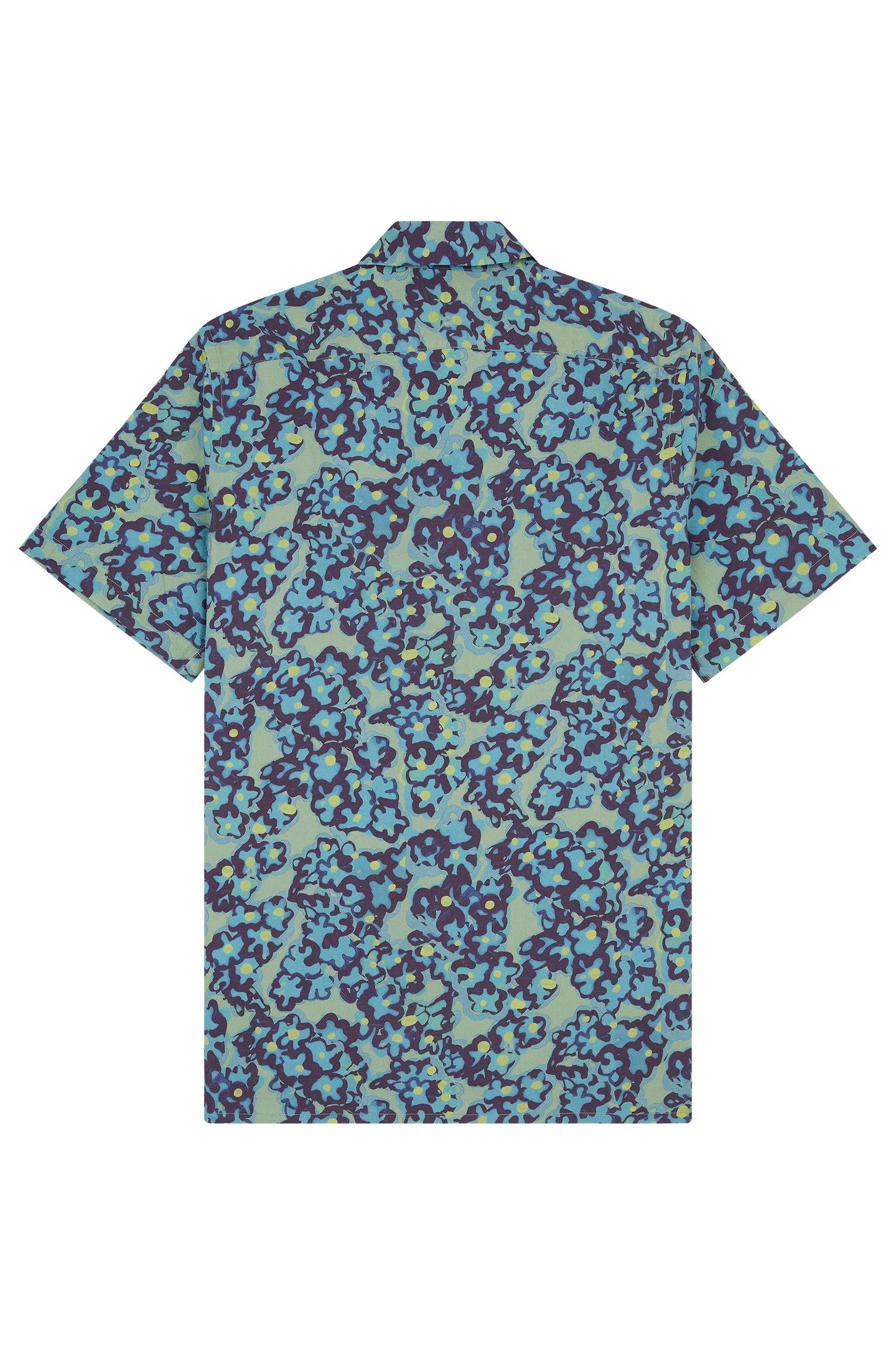 MENS SS REGULAR FIT SHIRT LT GREYISH GREEN 6