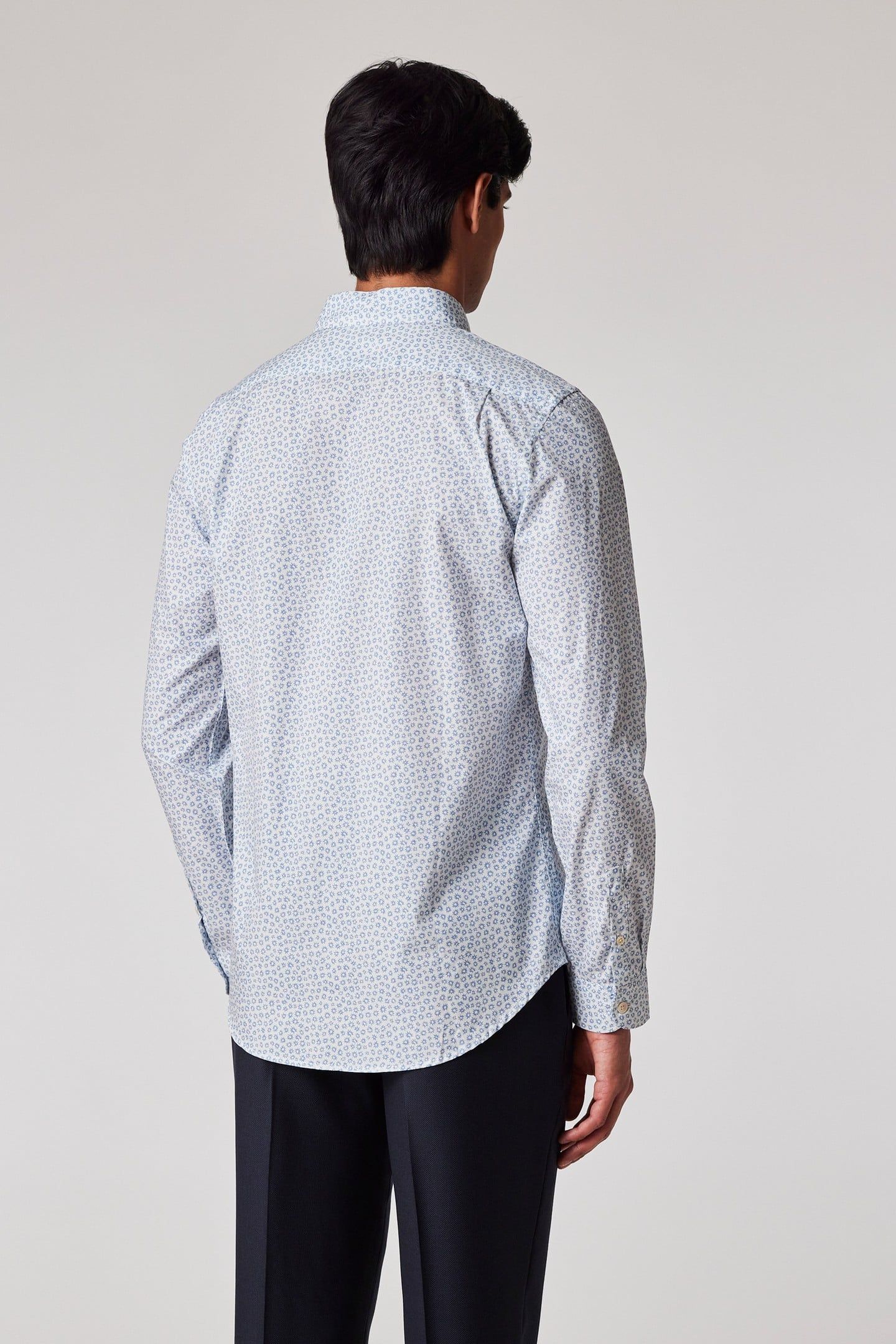 MENS LS TAILORED FIT SHIRT LIGHT BLUE 2