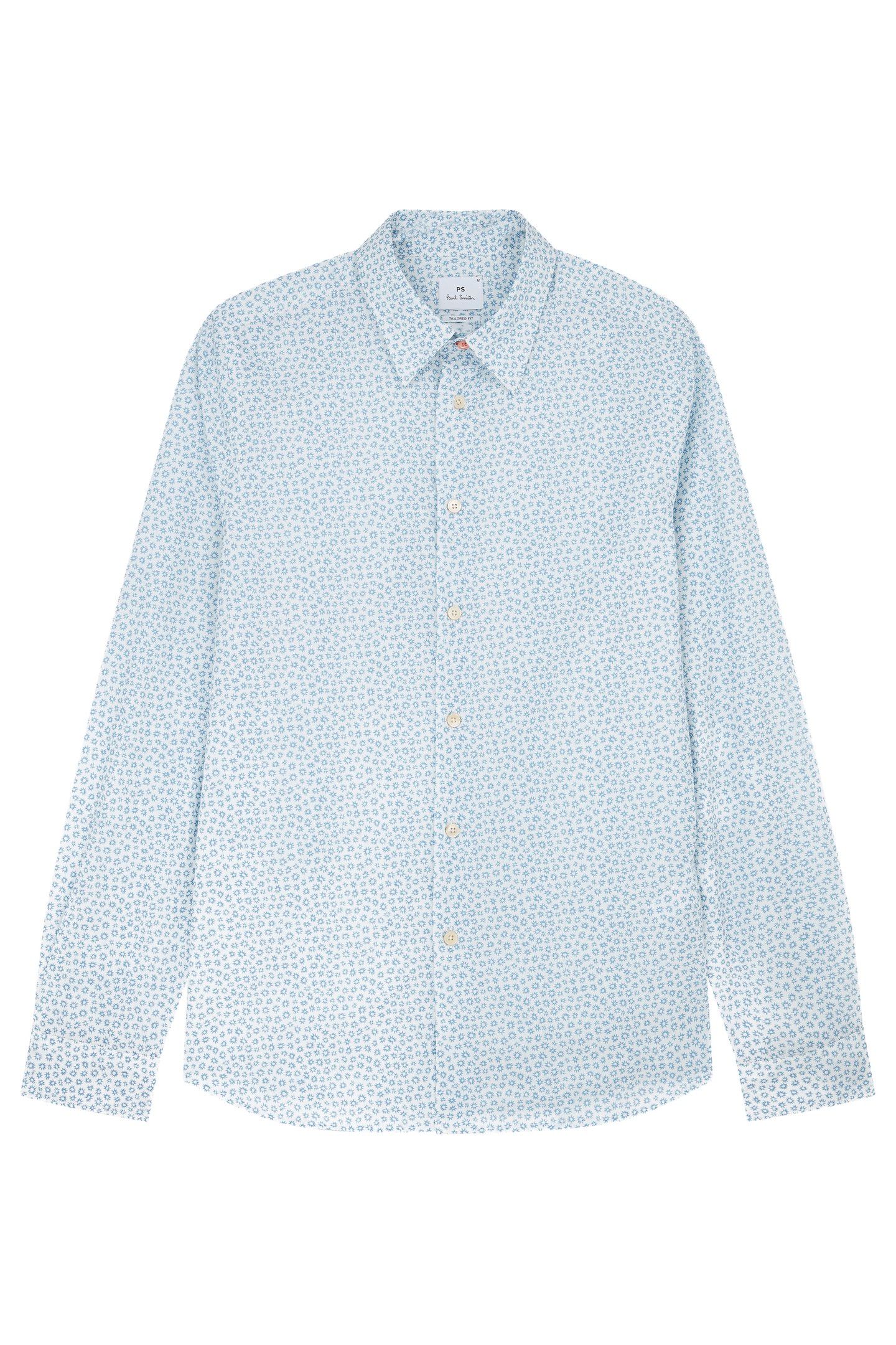 MENS LS TAILORED FIT SHIRT LIGHT BLUE 5