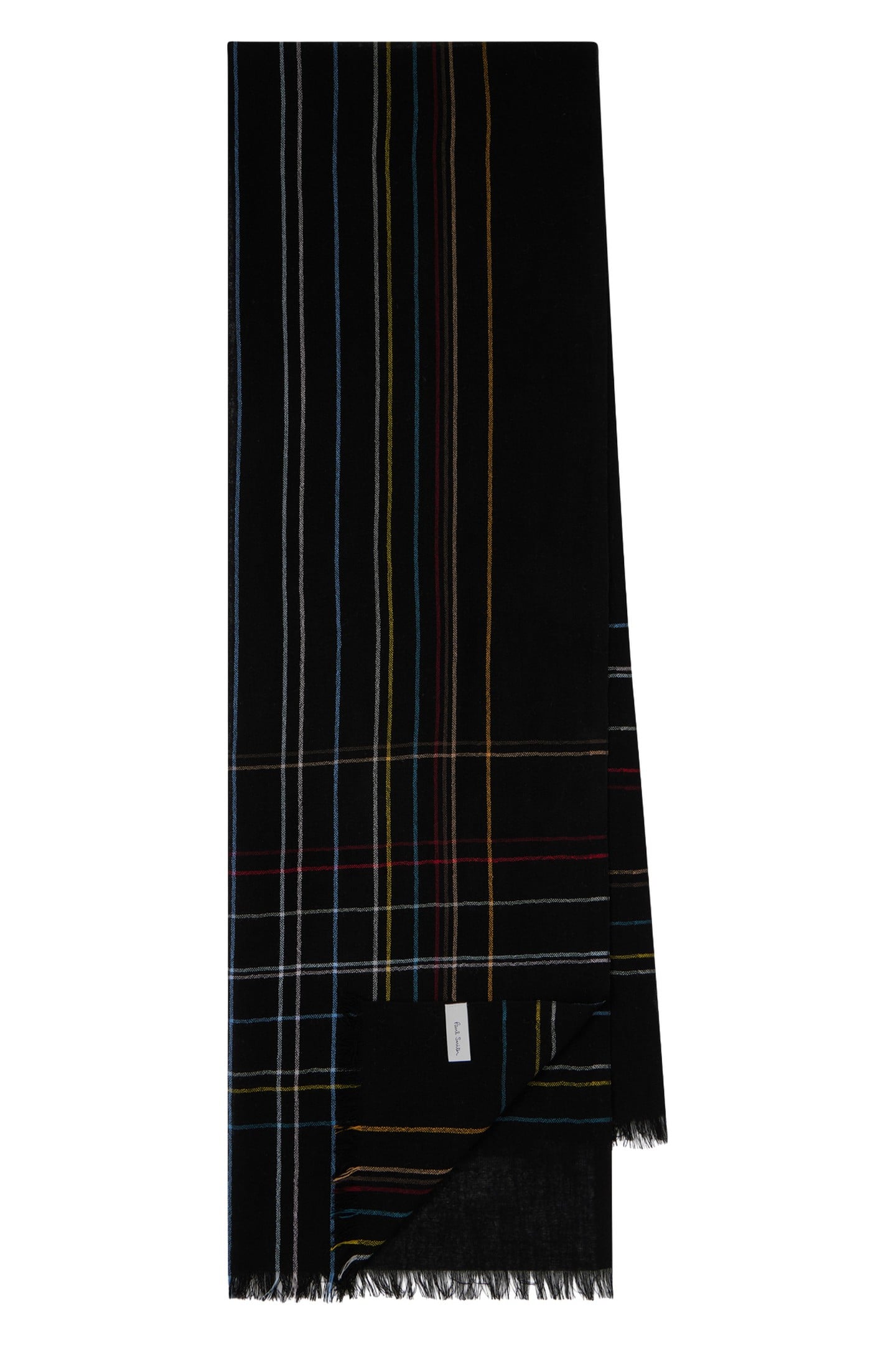 WOMEN SCARF BRKN SIG CHCK BLACK 1