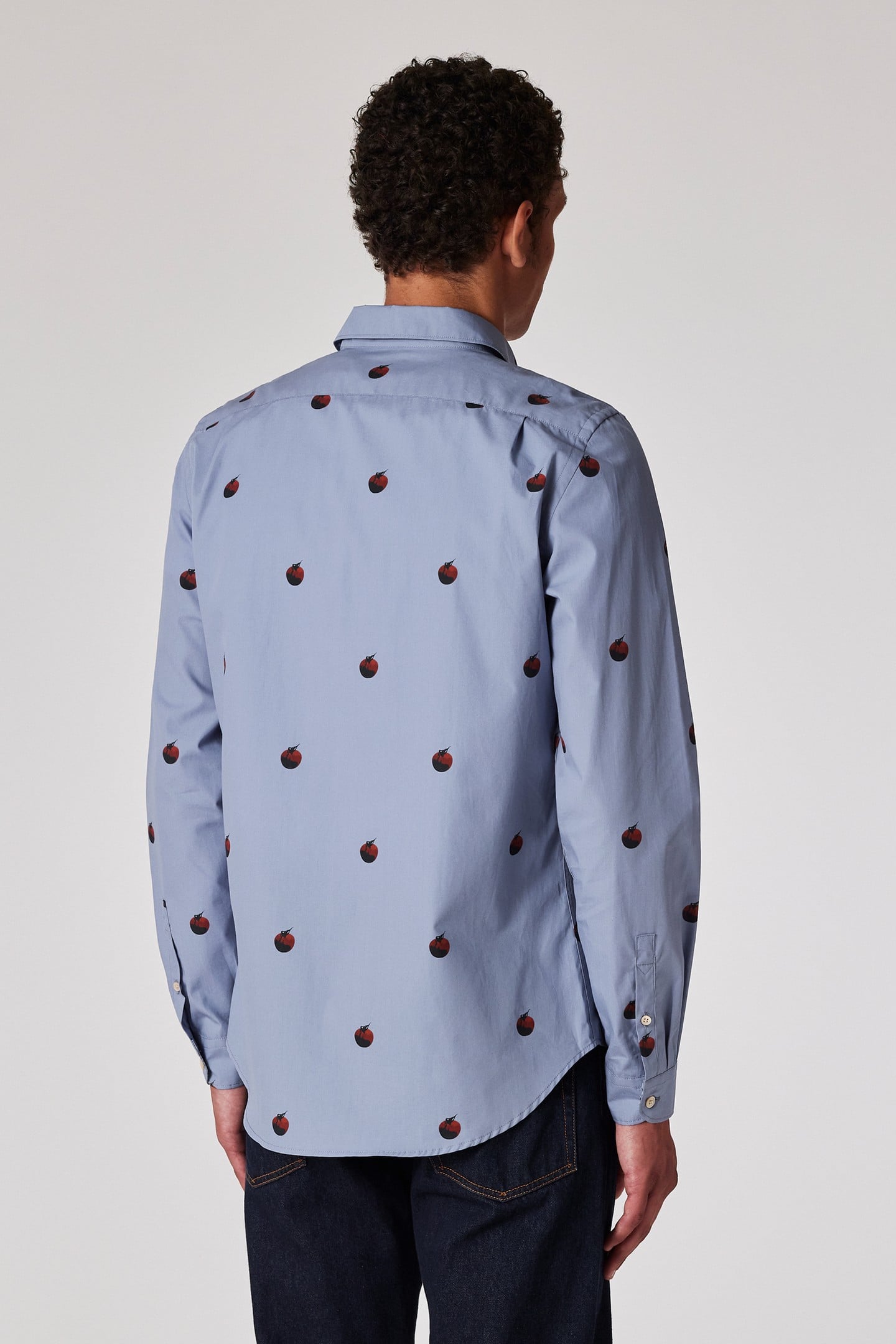 MENS LS TAILORED FIT SHIRT LIGHT BLUE 2