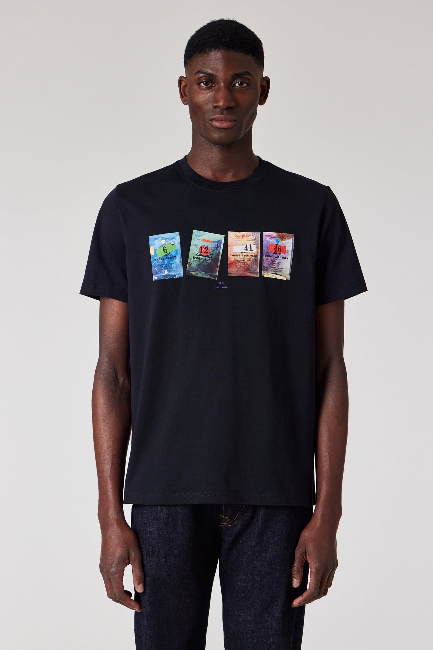 MENS REG FIT SS T SHIRT SEEDS VERY DARK NAVY 1