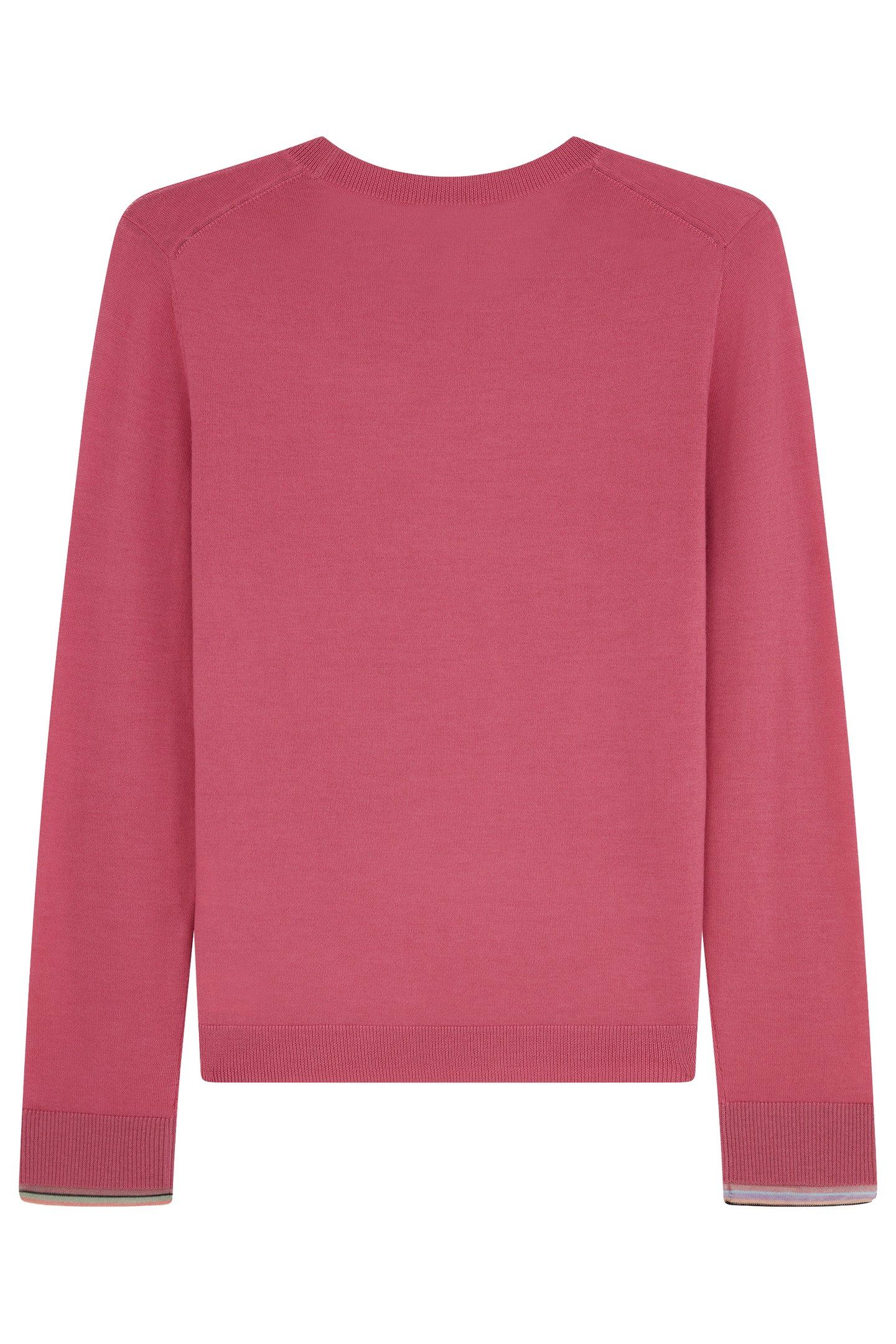 WOMENS KNITTED SWEATER CREW NECK AUBERGINE 6