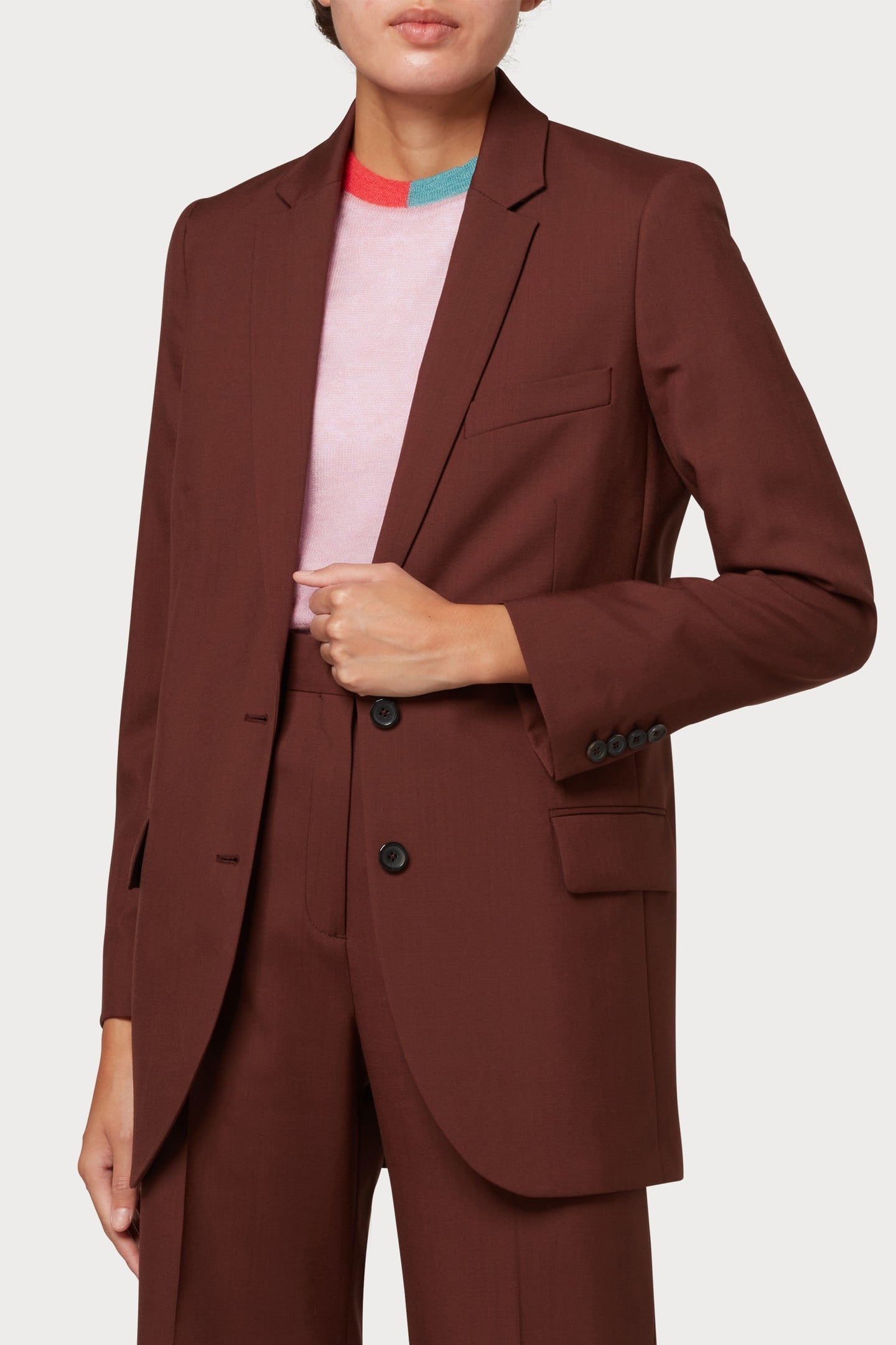 WOMENS JACKET DARK BROWN 4