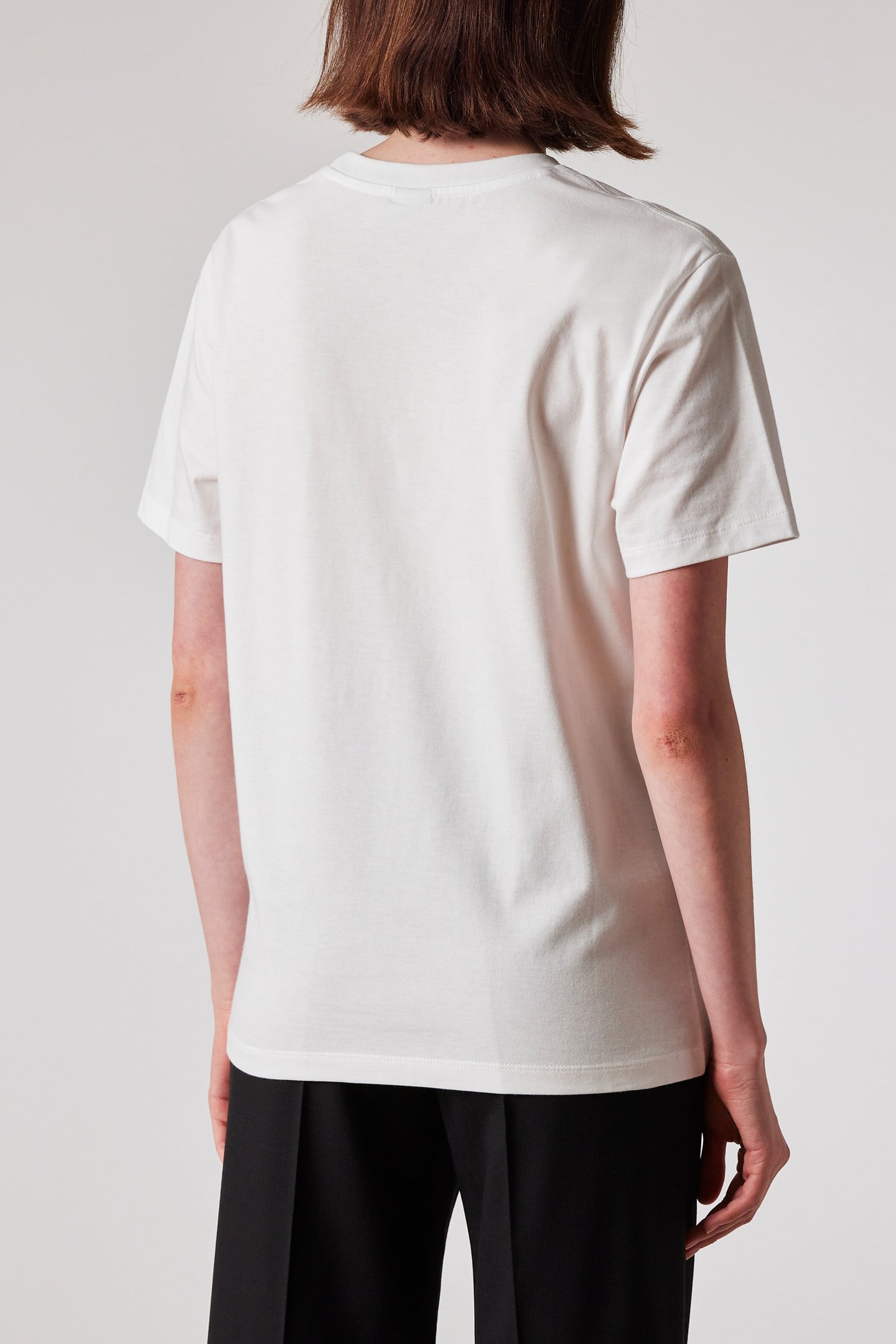 WOMENS FLORAL & LOGO T-SHIRT WHITE 2