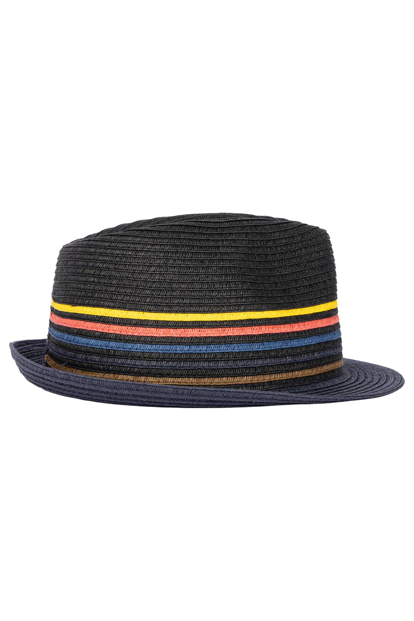 MEN HAT TRILBY ART STRIPE BLACK 3