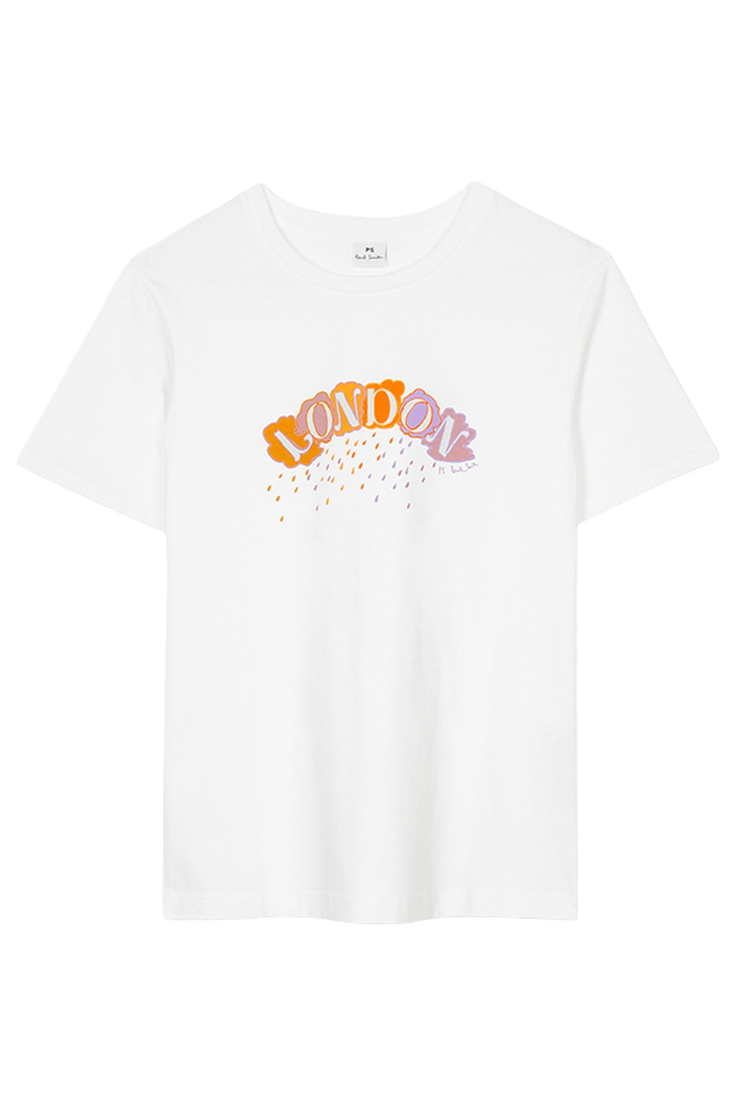 WOMENS LONDON RAIN T-SHIRT WHITE 4
