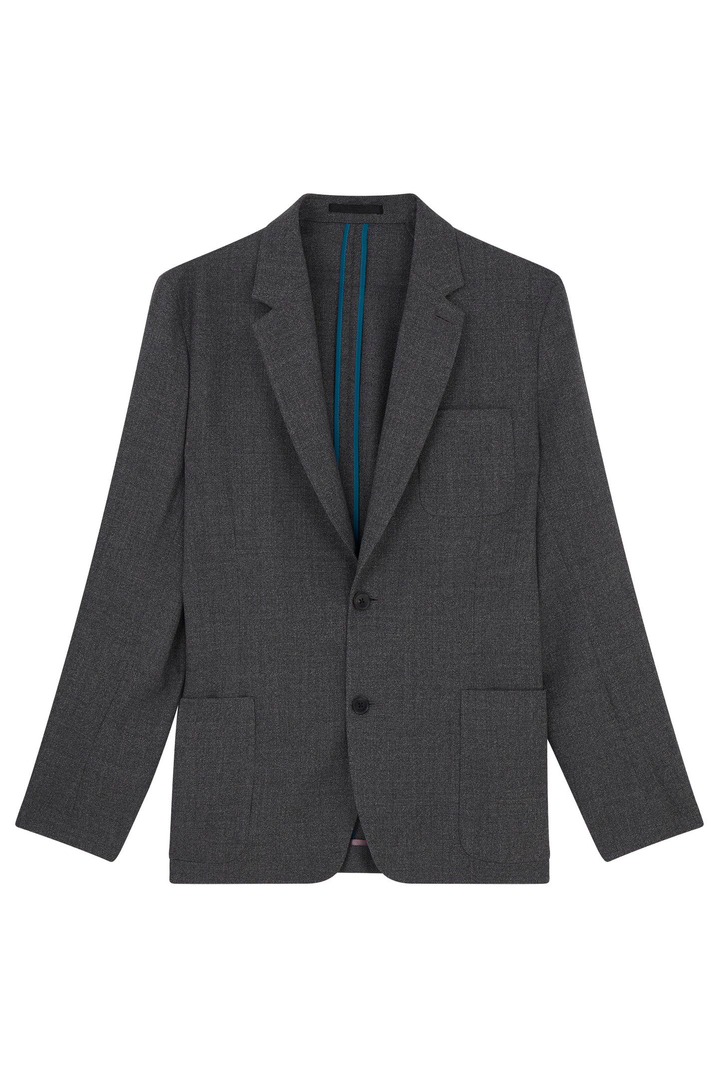 MENS 2 BUTTON JACKET GREY 5