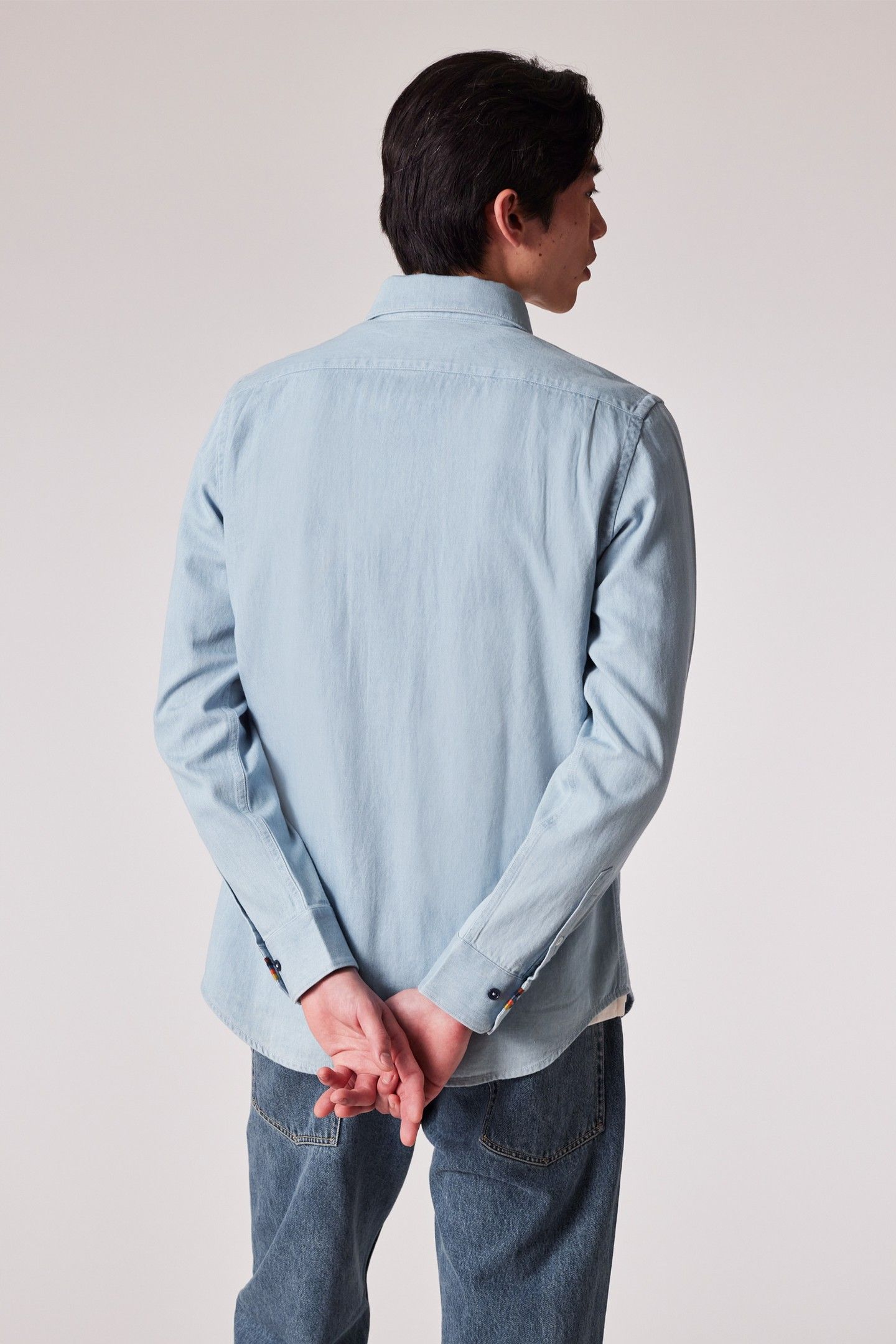 MENS S/C SLIM FIT SHIRT LIGHT BASE 2