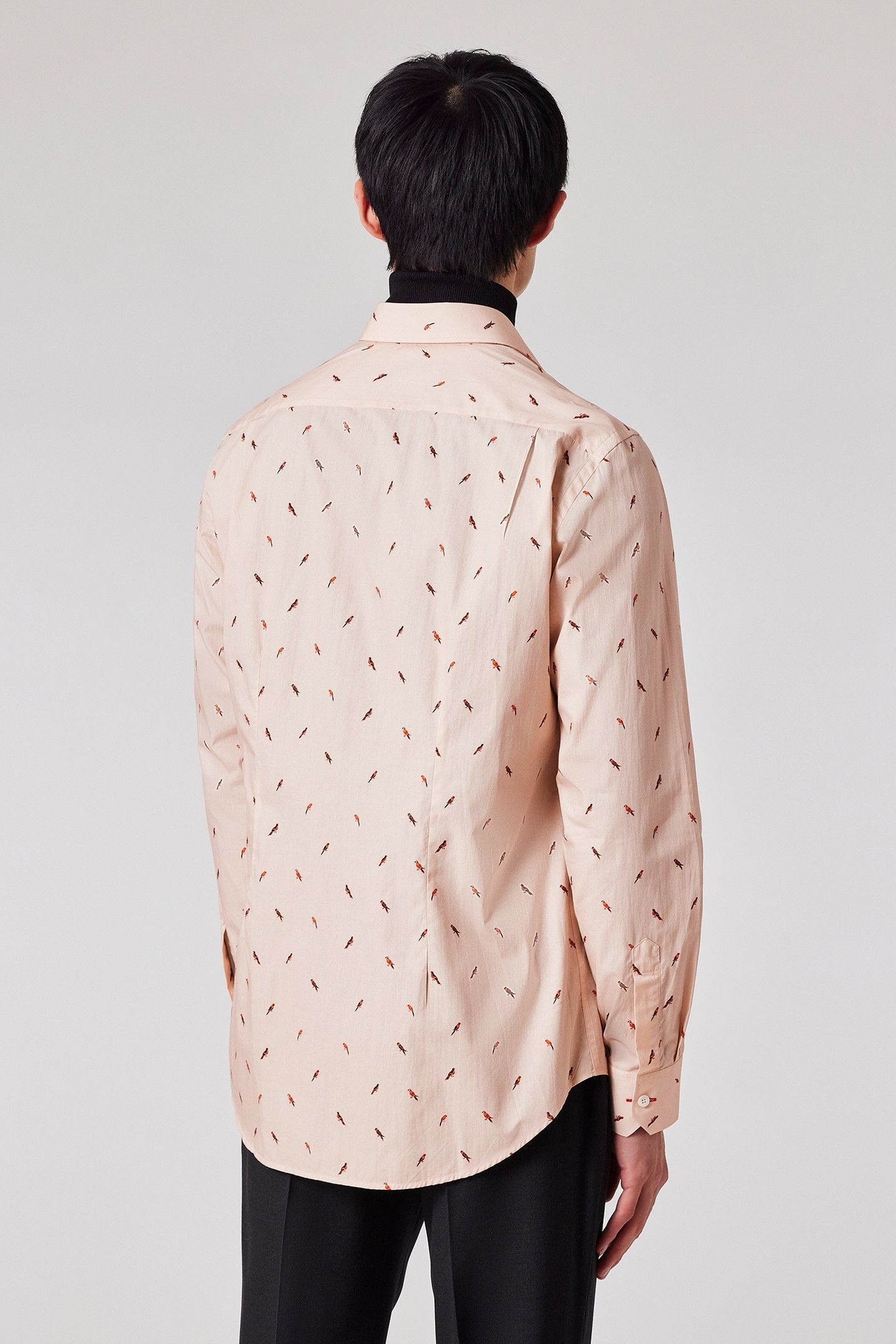 MENS S/C TAILORED FIT SHIRT PINK 2
