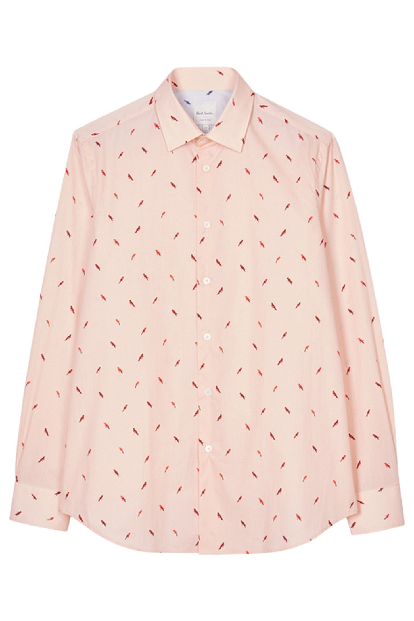 MENS S/C TAILORED FIT SHIRT PINK 4