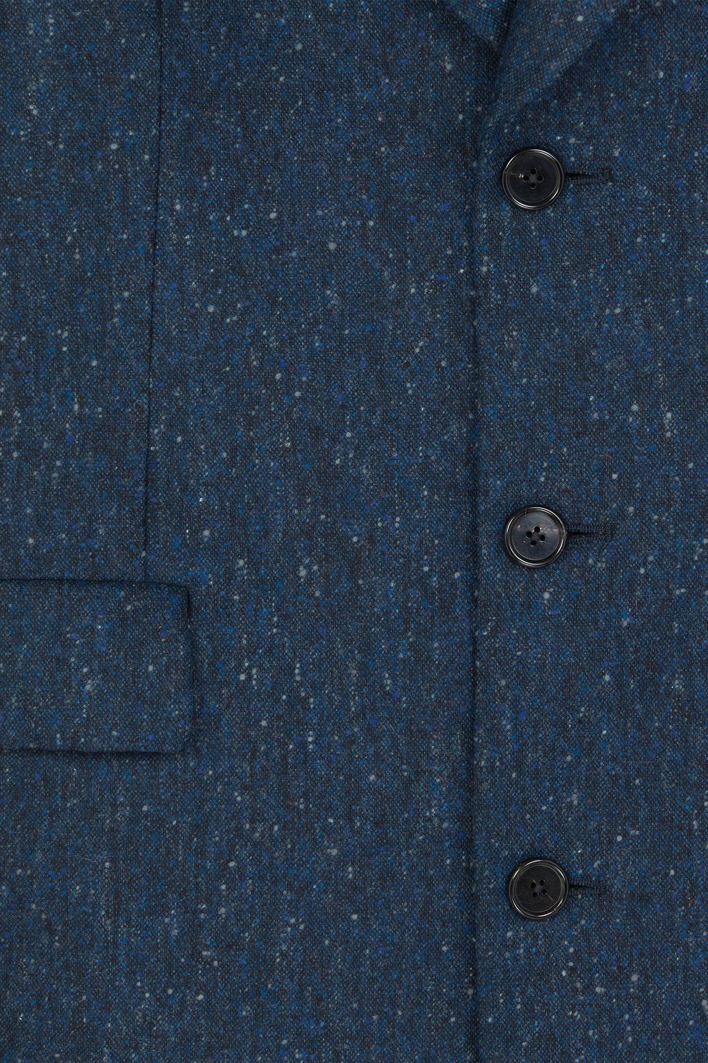 MENS 2 BUTTON JACKET PETROL BLUE 3