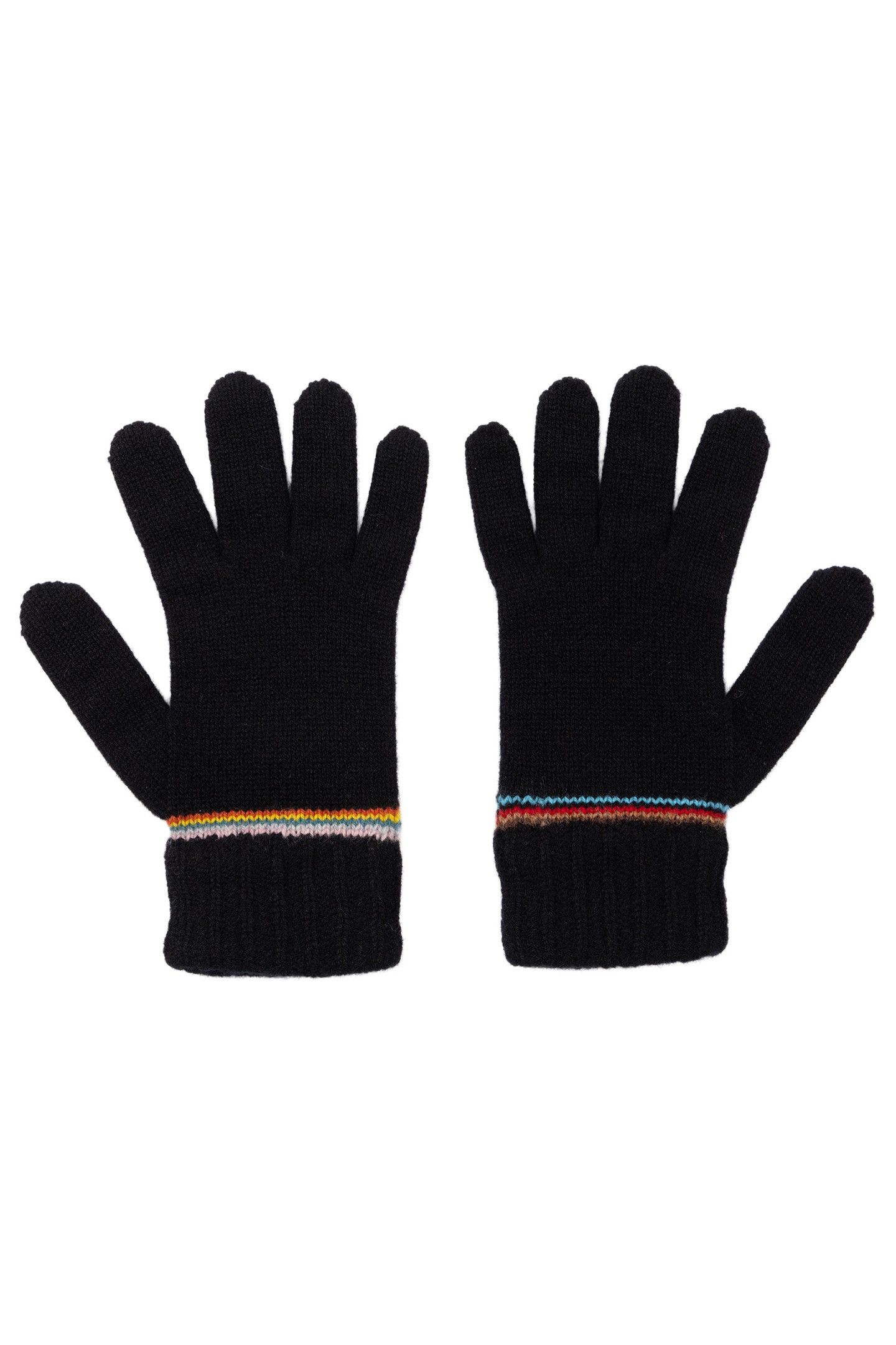 MEN GLOVE SIG BLOCK STRPE BLACK 6