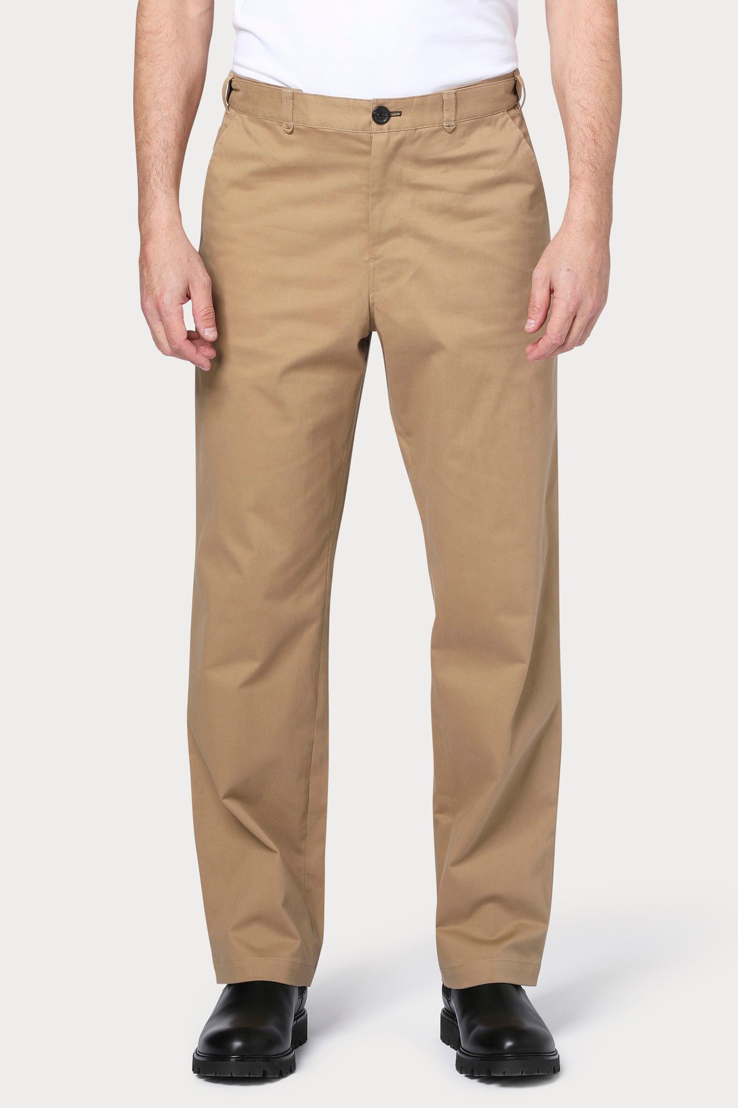 MENS TROUSER WITH FLEXI WAISTBAND CAMEL 4