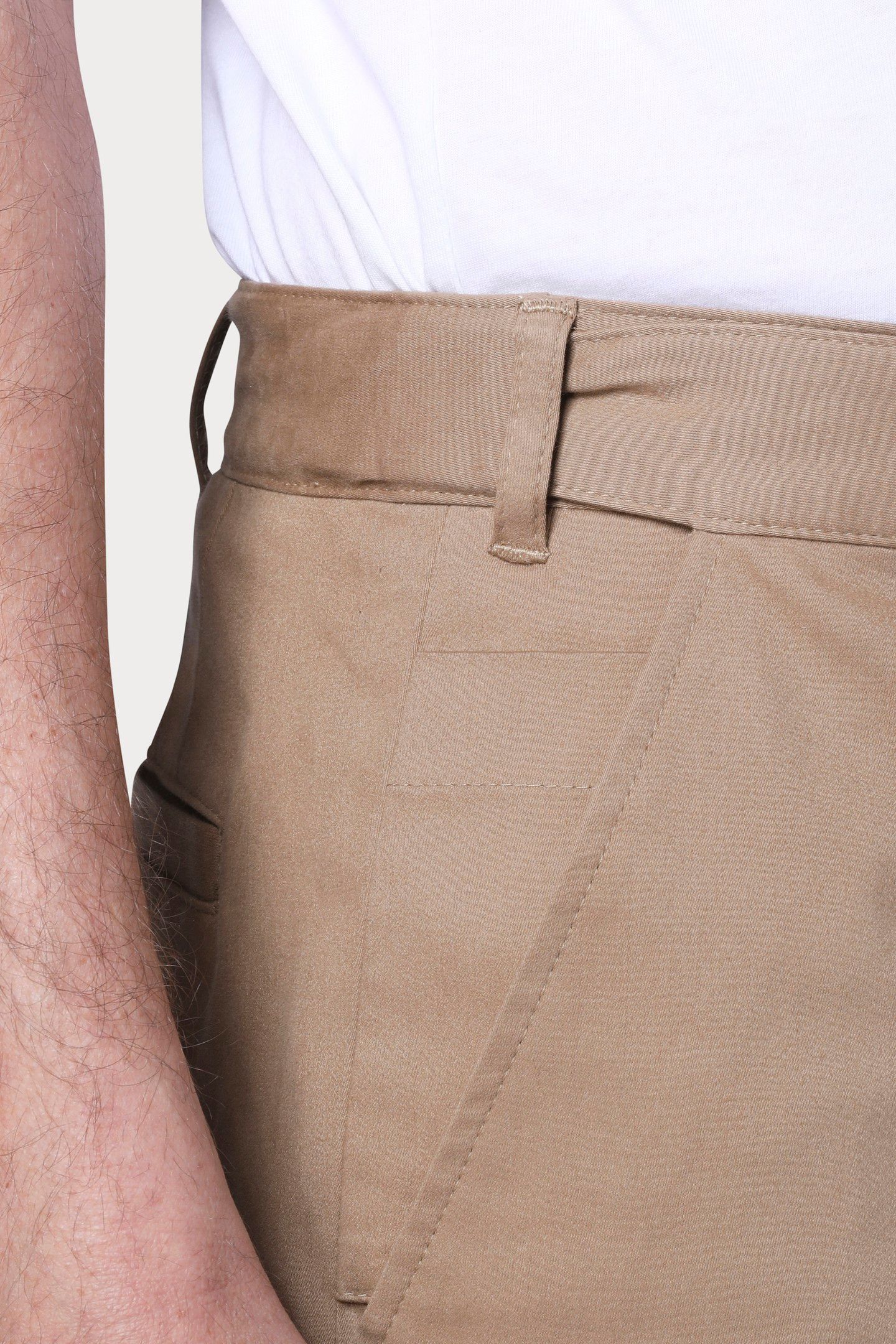 MENS TROUSER WITH FLEXI WAISTBAND CAMEL 10