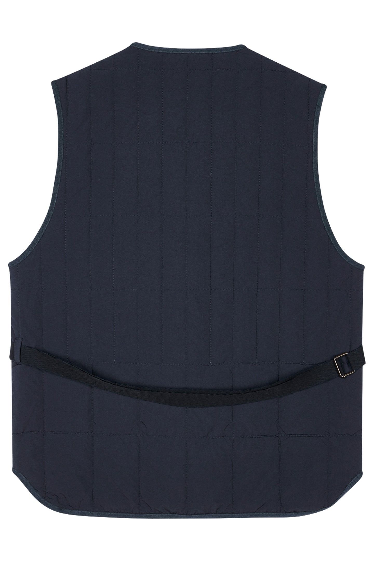 MENS QUILTED GILET NAVY 5
