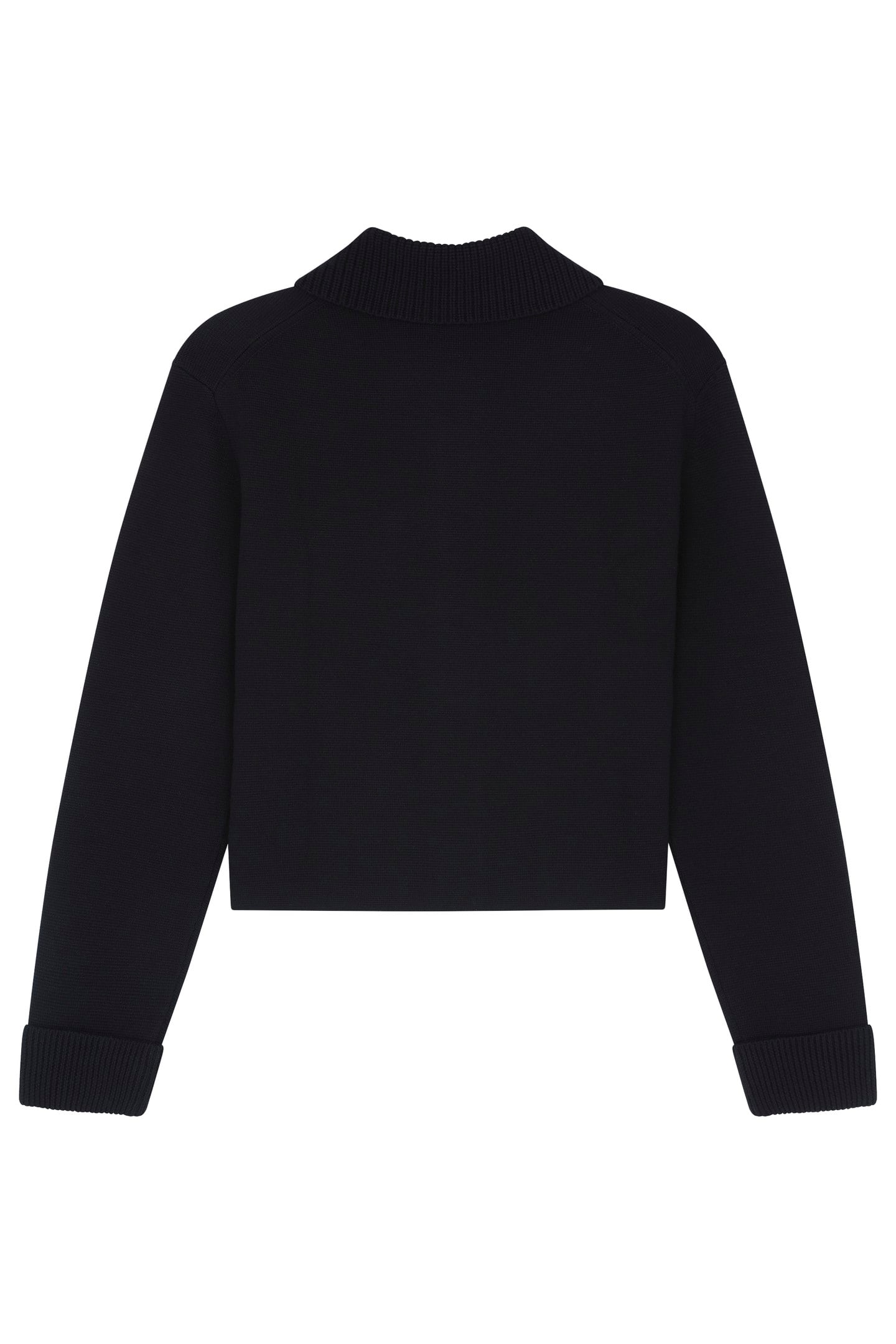 WOMENS KNITTED BLAZER BLACK 6