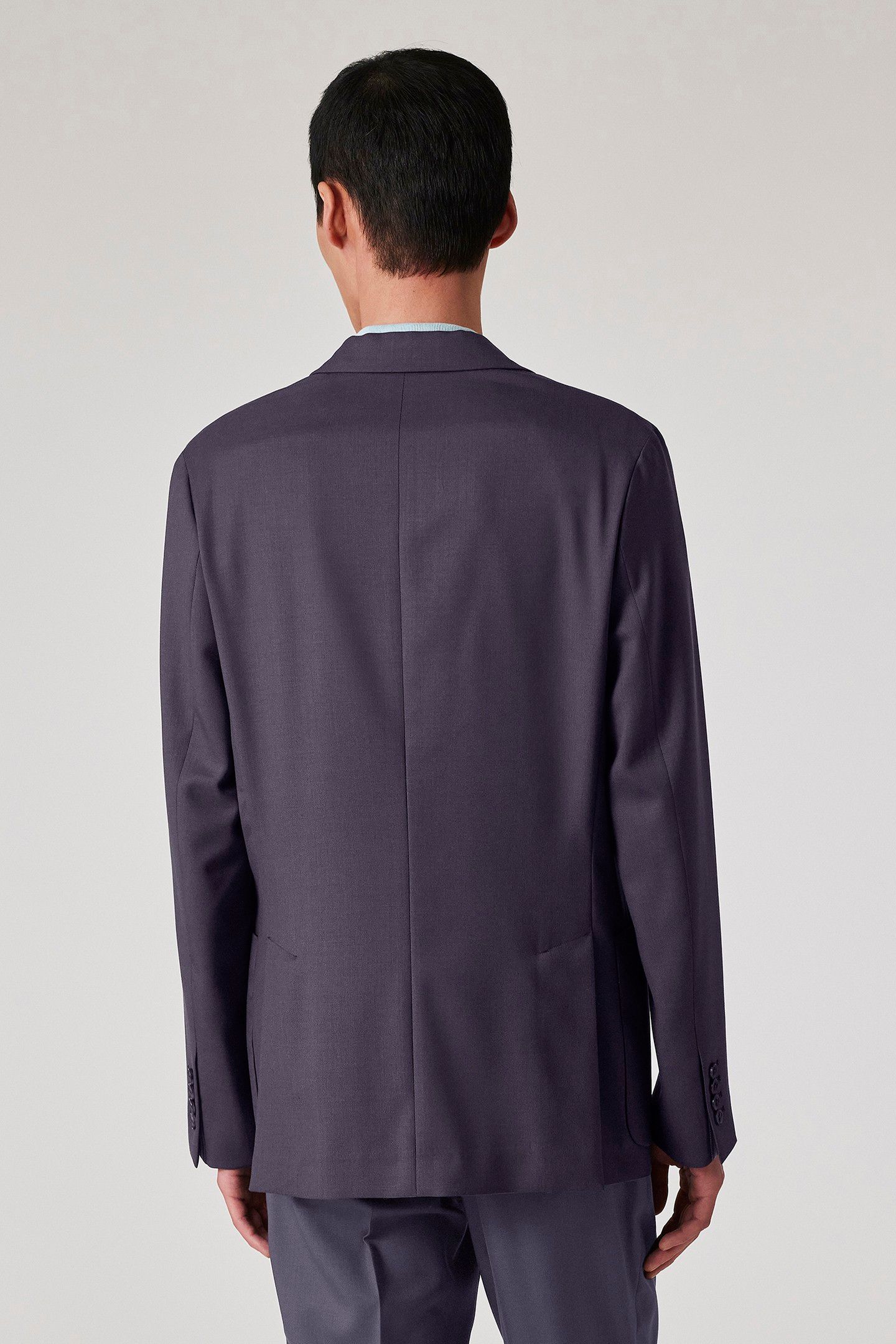 MENS 2 BUTTON JACKET DARK VIOLET 2