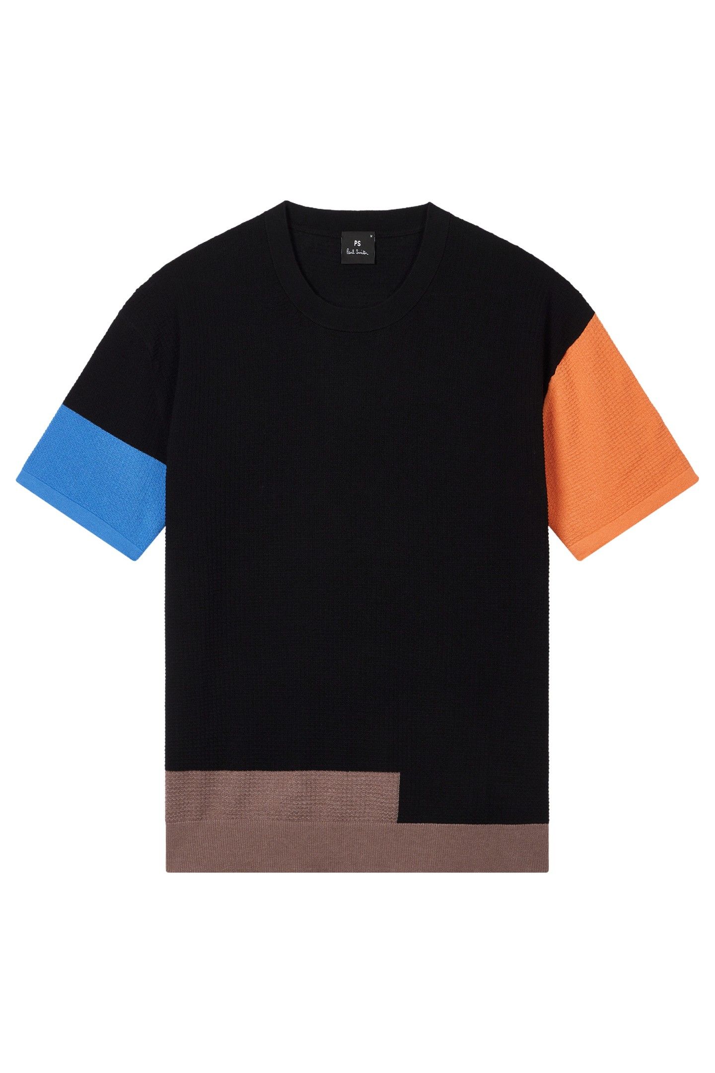 MENS SWEATER SS T SHIRT BLACK 1
