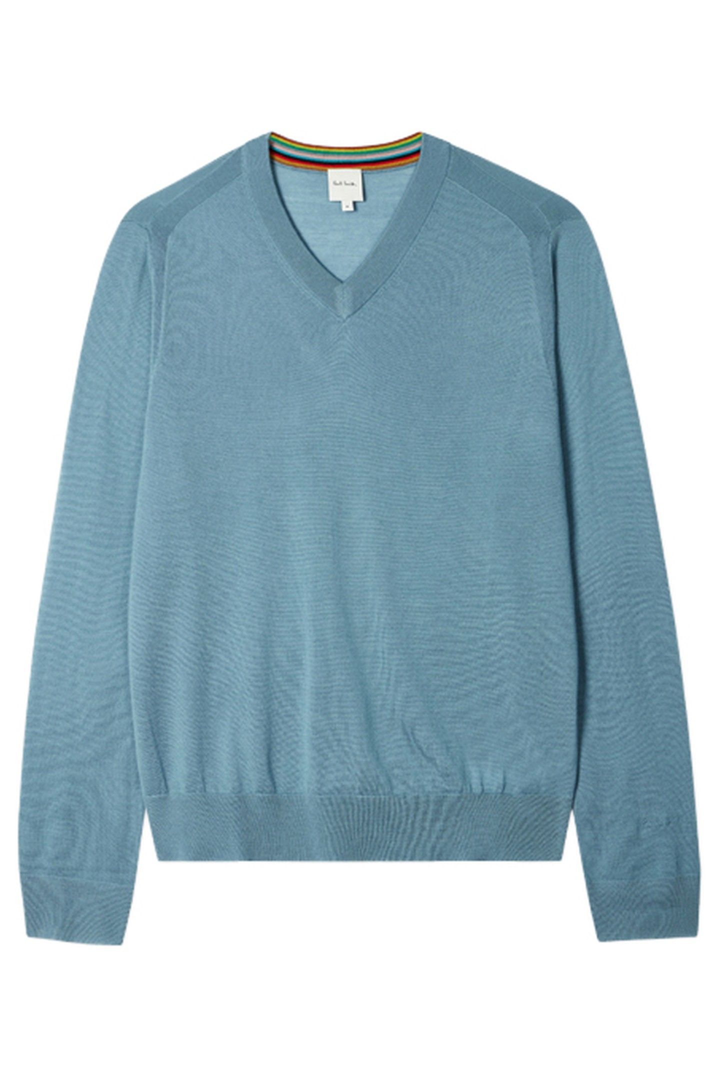 MENS SWEATER V NECK TURQUOISE 2