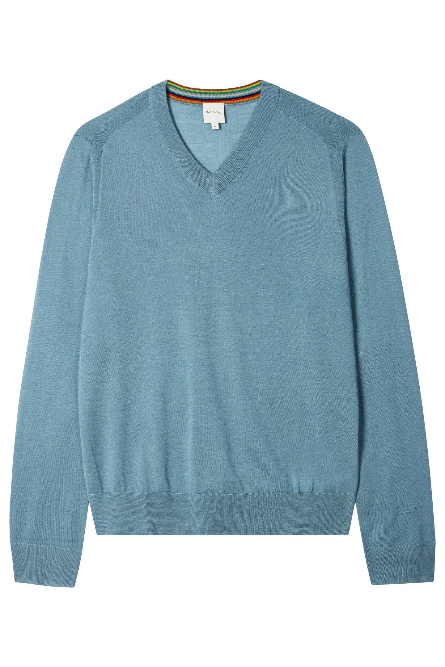 MENS SWEATER V NECK TURQUOISE 3