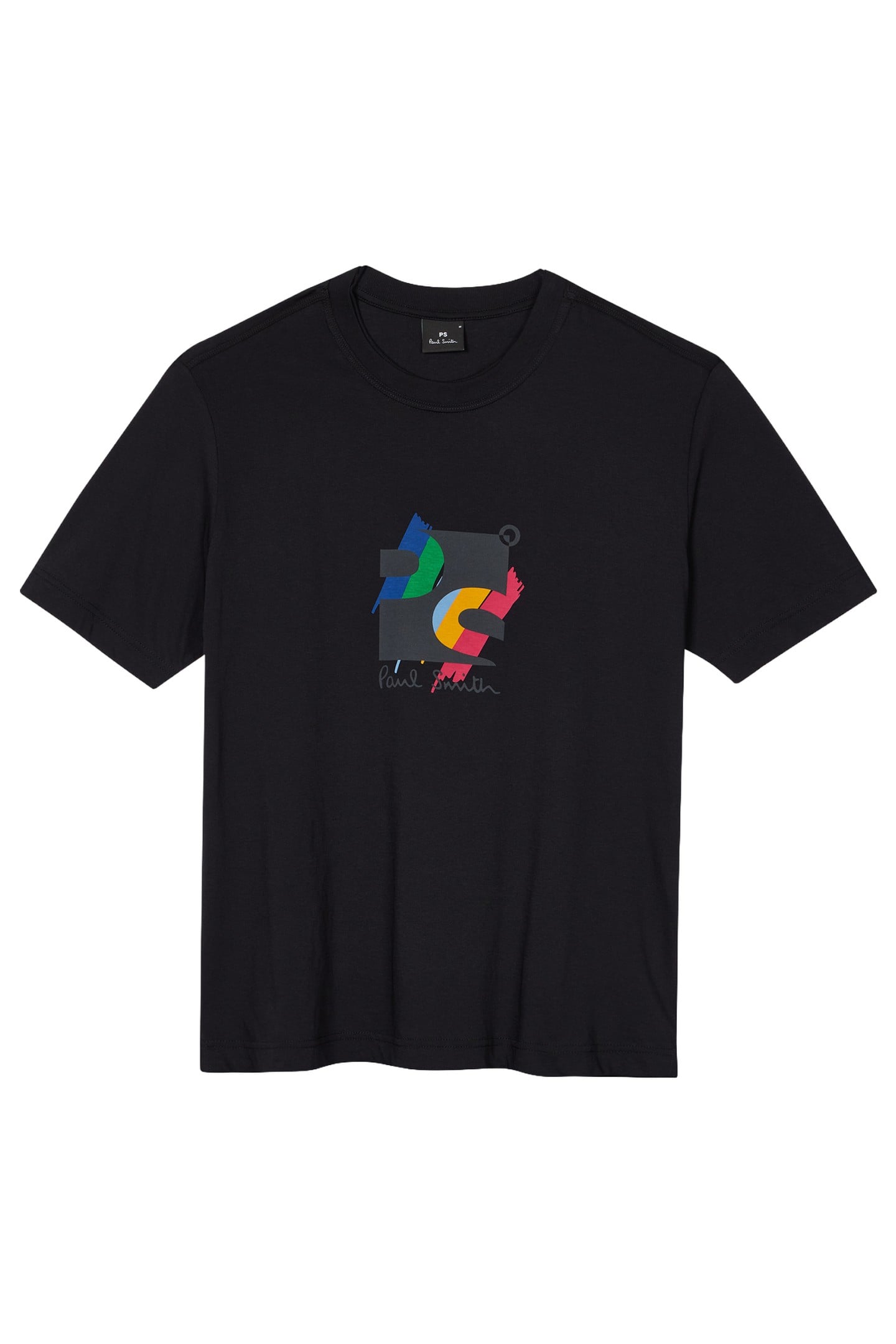 MENS REG FIT T SHIRT PS SQUARE BLACK 1