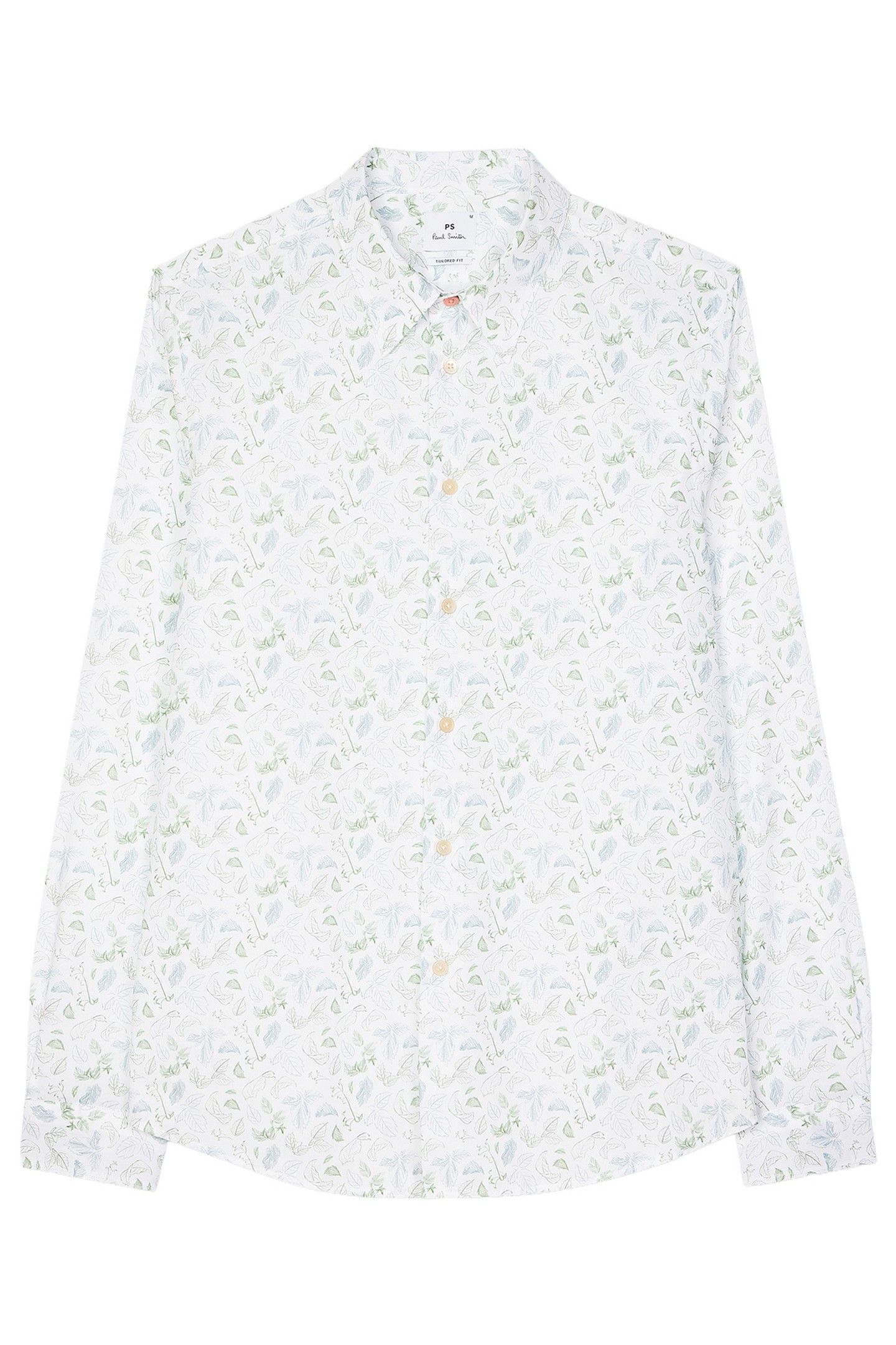 MENS LS TAILORED FIT SHIRT WHITE 1