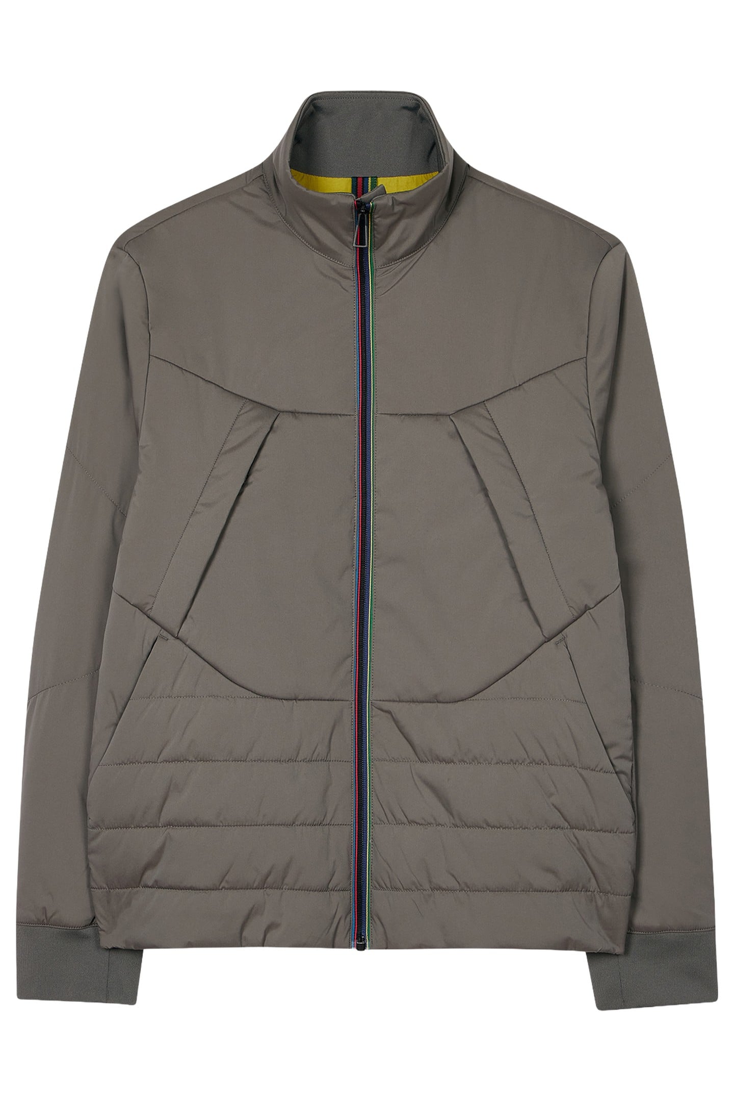 MENS MIXED MEDIA JACKET ANTHRACITE 1