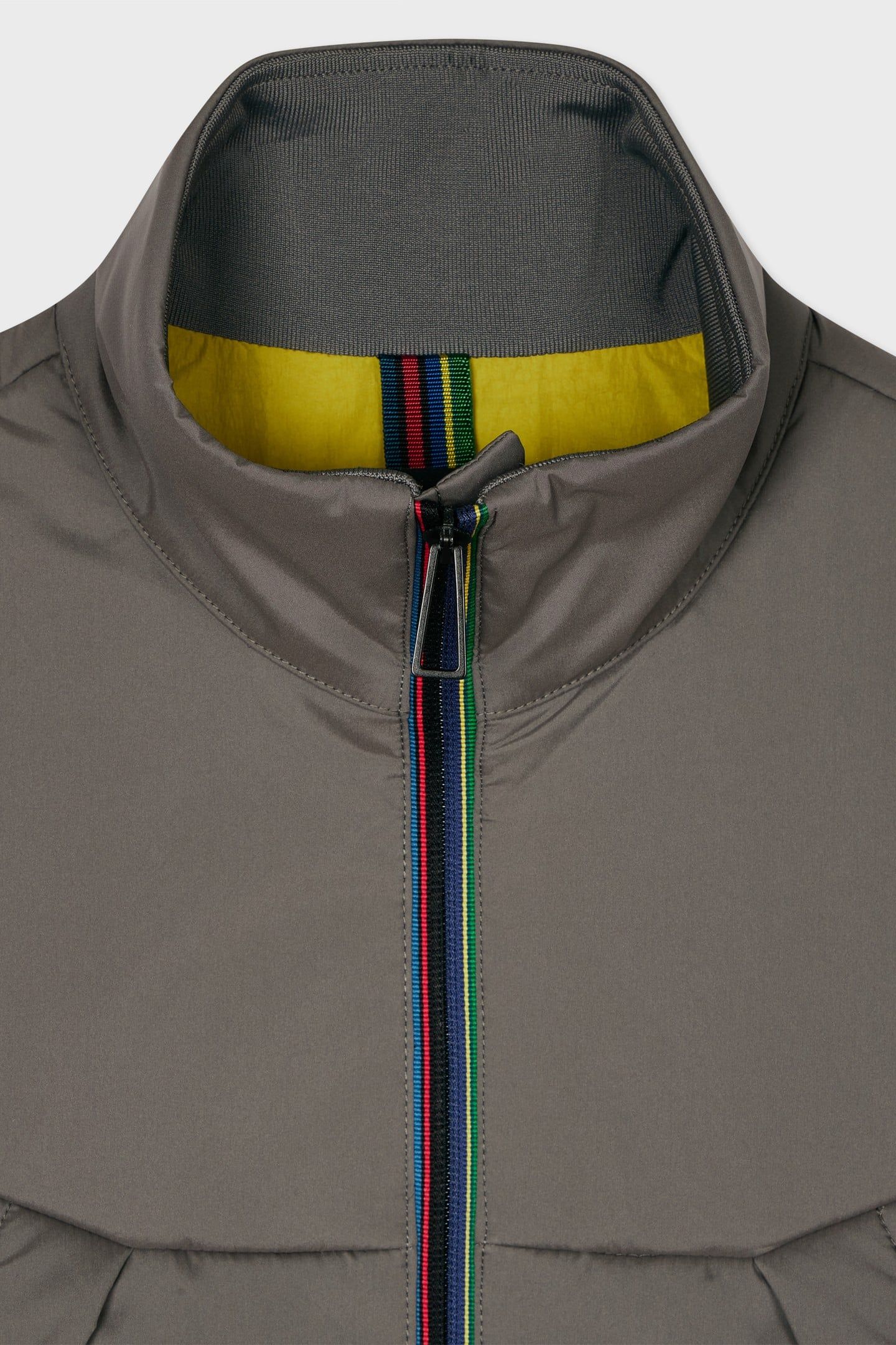 MENS MIXED MEDIA JACKET ANTHRACITE 3