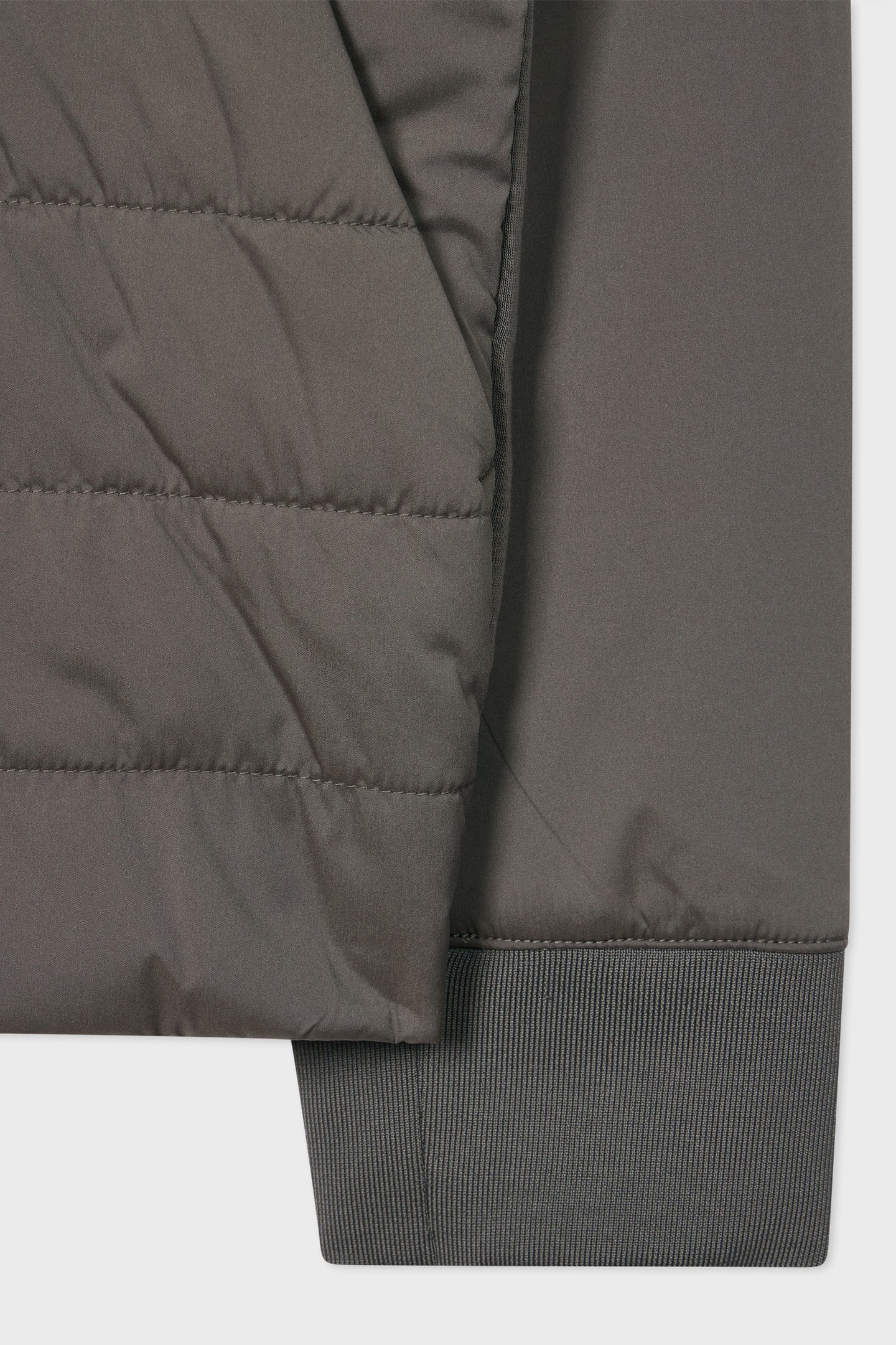MENS MIXED MEDIA JACKET ANTHRACITE 4