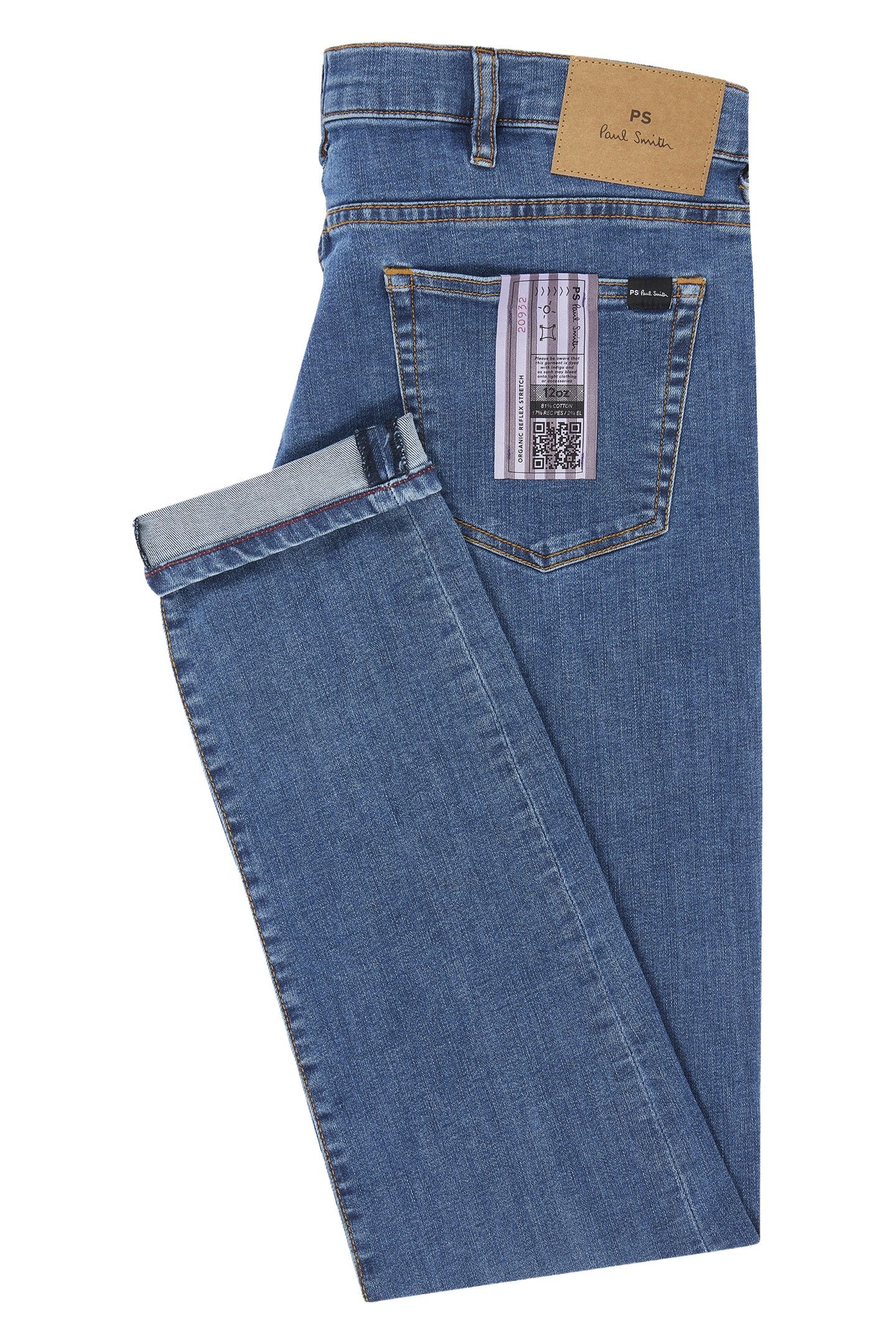 MENS SLIM FIT JEAN BLUE OVER DYED 2