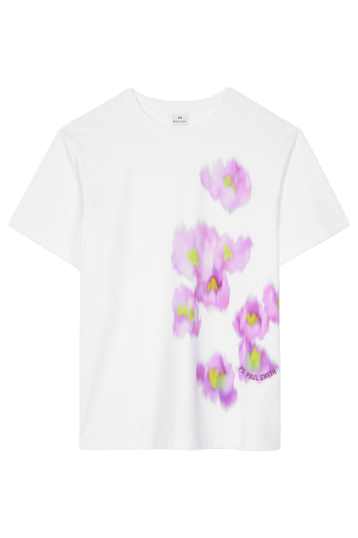 WOMENS FLOWER T-SHIRT WHITE 1