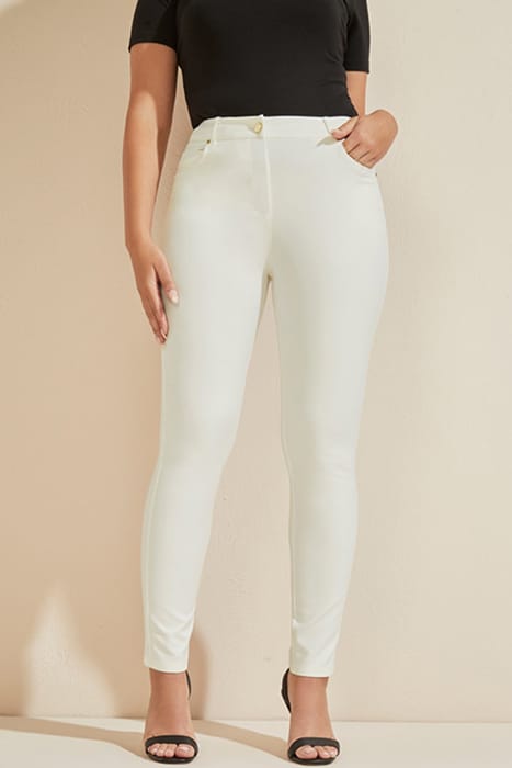 MARCIANO BY GUESS HOLLYWOOD POCKETS PALE SKINNY PANT PEARL 1