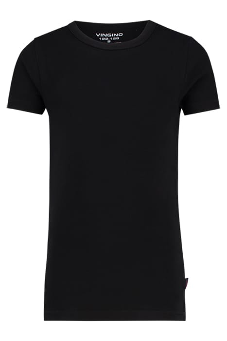 SHORT SLEEVE CREW NECK TS BOYS BLACK 1