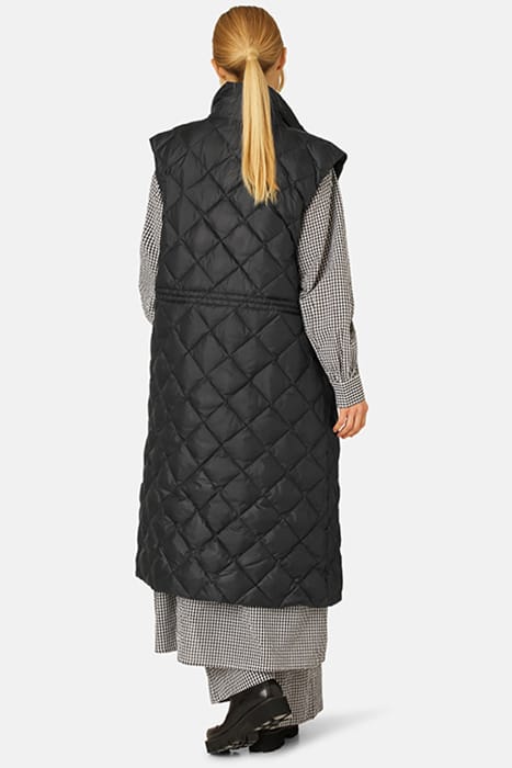 10 WALK03 LONG DOWN VEST BLACK 3