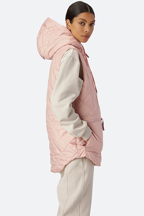 10 AERIAL04 PADDED SHORT VEST PALE PINK 3